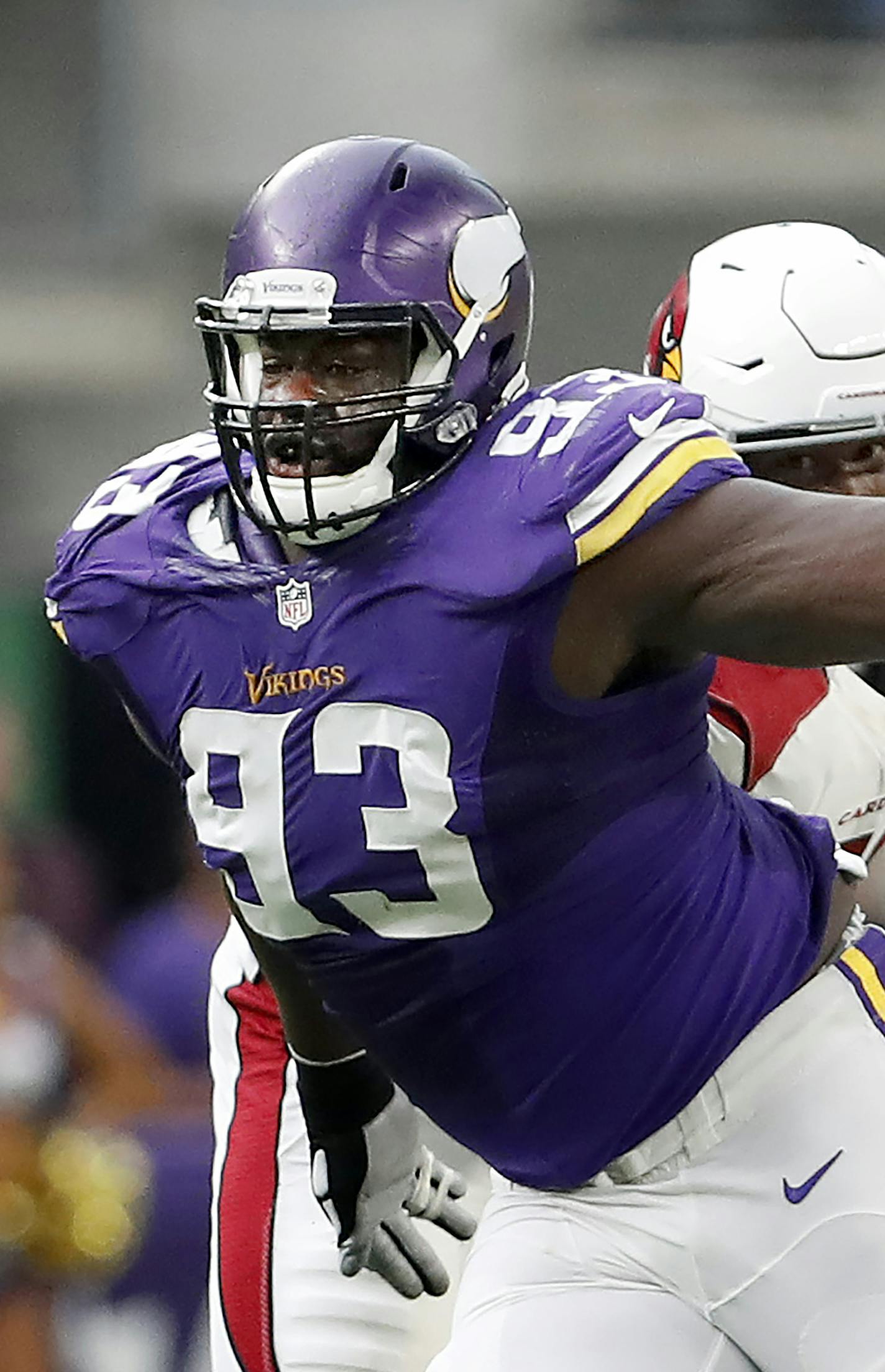 Minnesota Vikings Shamar Stephen (93). ] CARLOS GONZALEZ cgonzalez@startribune.com - November 20, 2016, Minneapolis, MN, US Bank Stadium, NFL, Minnesota Vikings vs. Arizona Cardinals