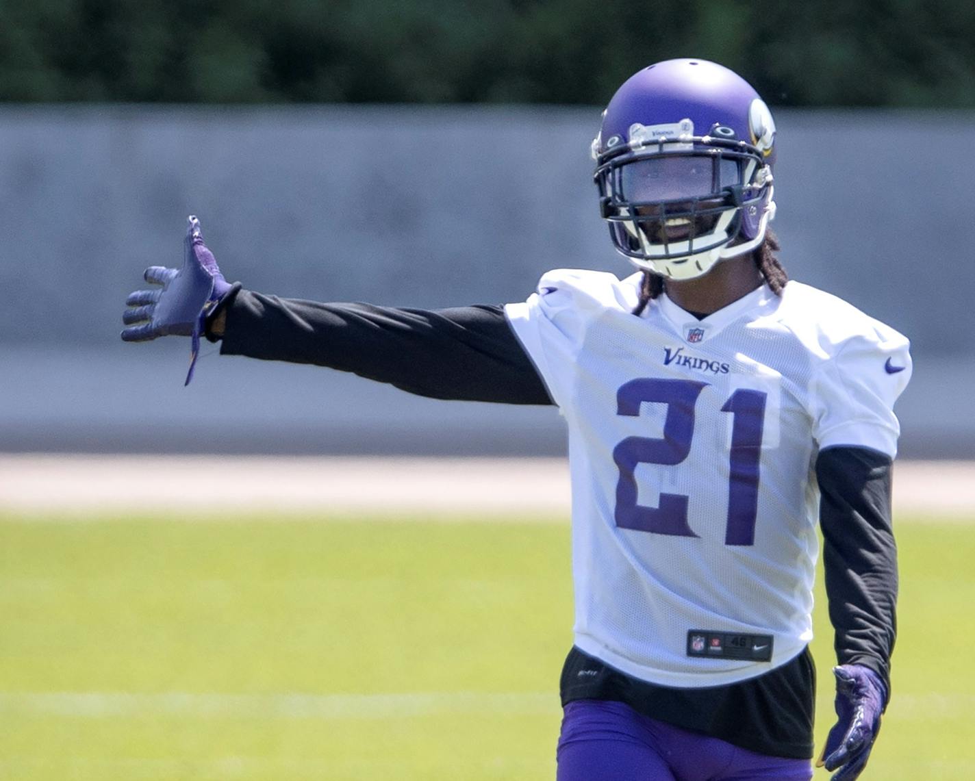 Minnesota Vikings defensive back Bashaud Breeland (21).