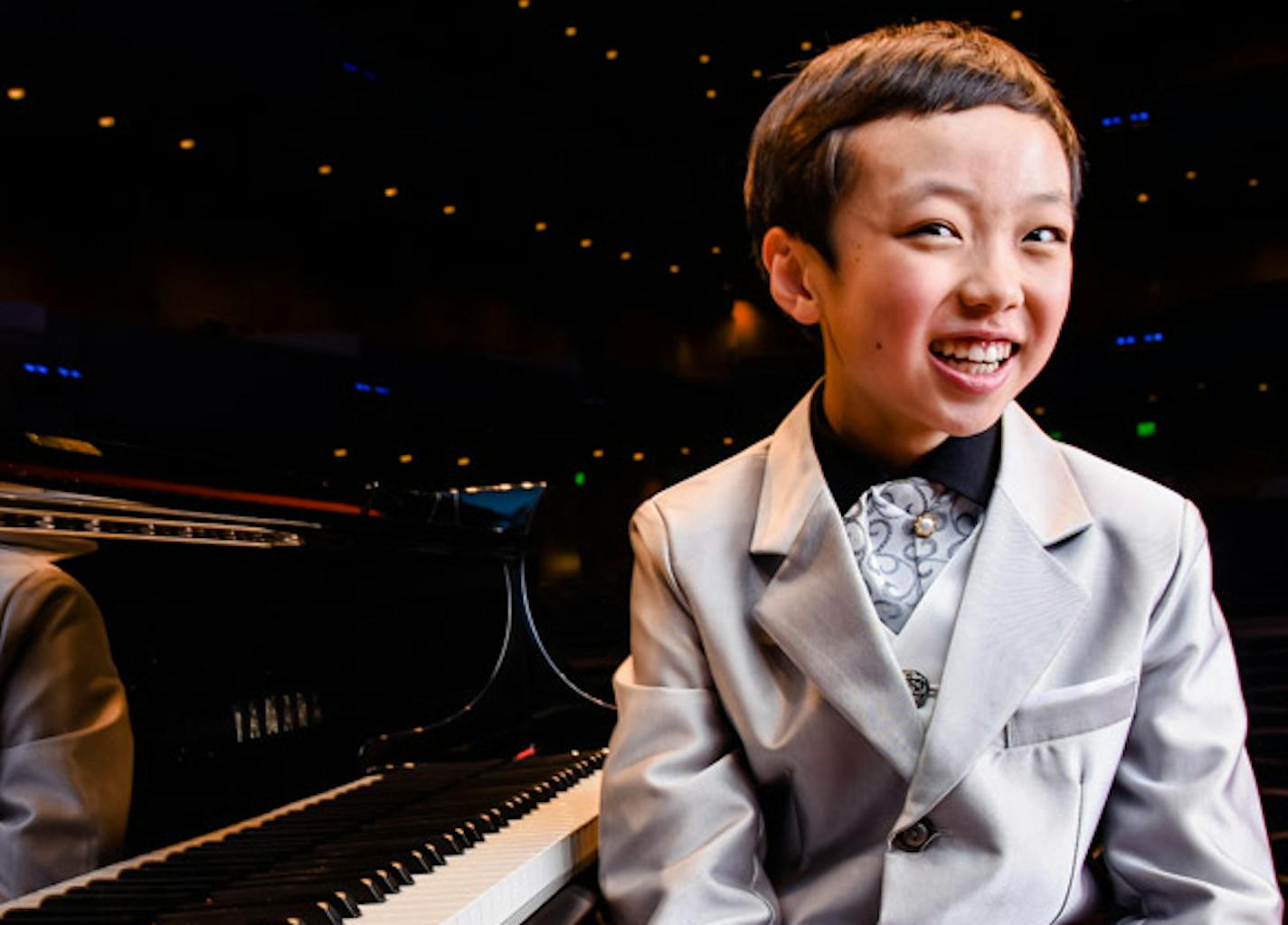 Nathan Lee of Sammamish, Wash. Winner of e-piano competition.