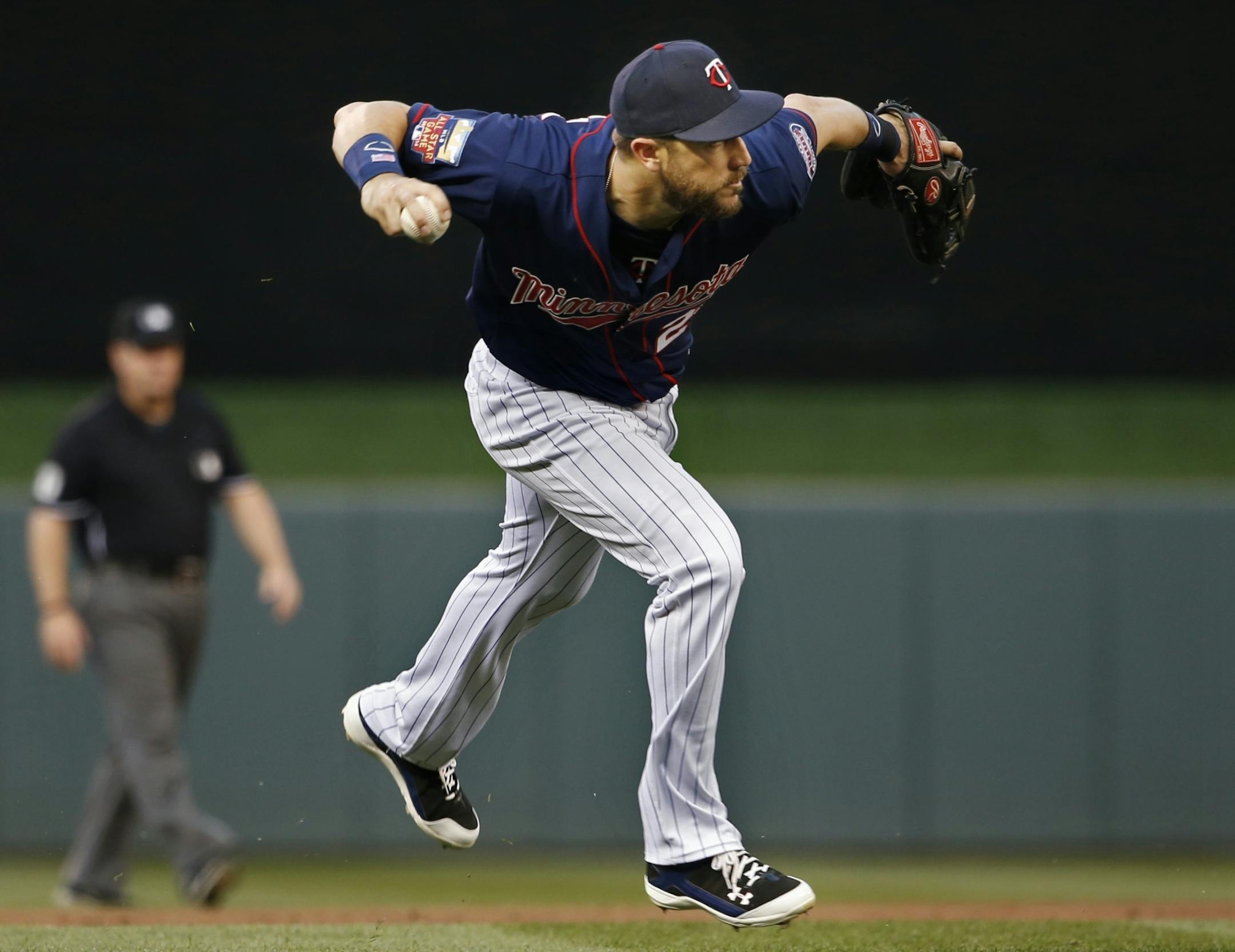 Twins third baseman Trevor Plouffe