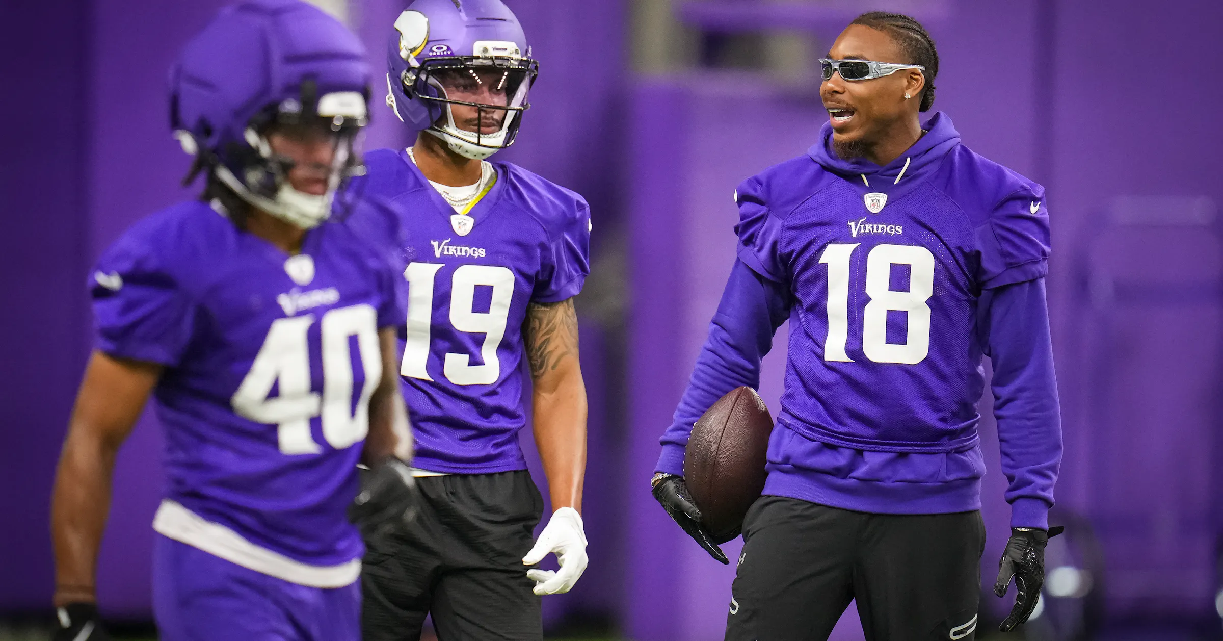 Vikings star Justin Jefferson excited by team’s QB battle: ‘I always love ...