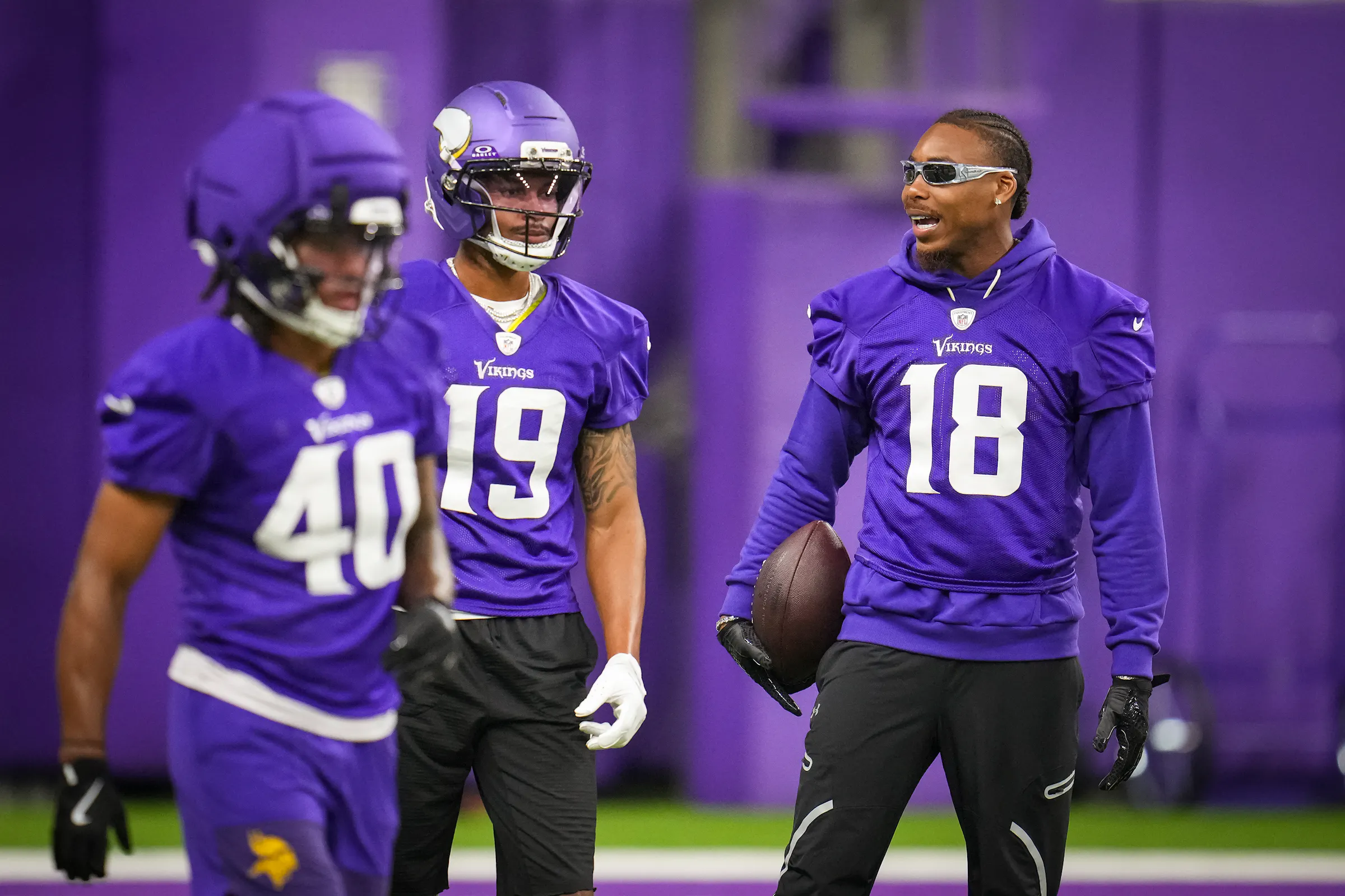 Vikings star Justin Jefferson excited by team’s QB battle: ‘I always love ...
