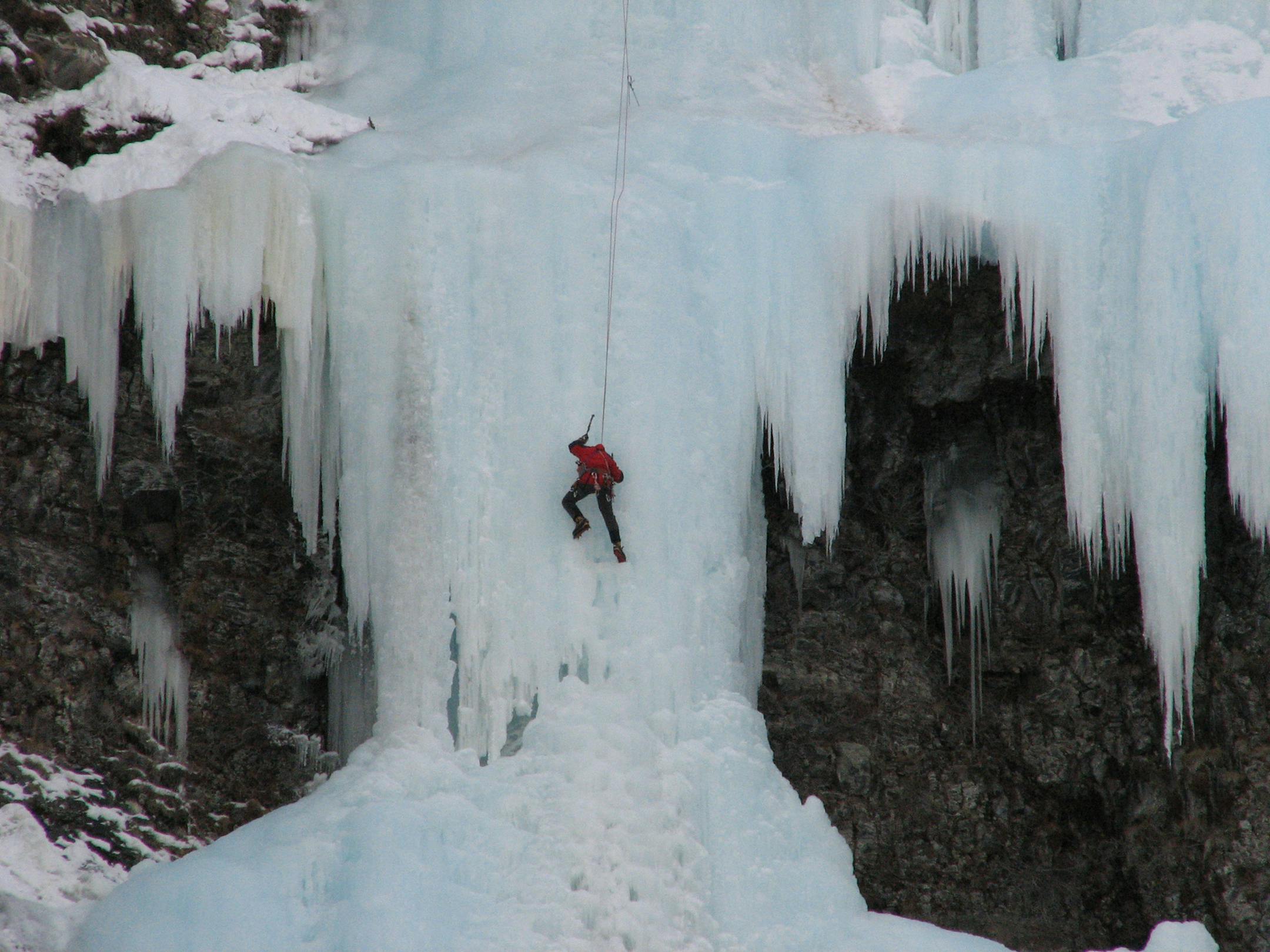 Ice climbing