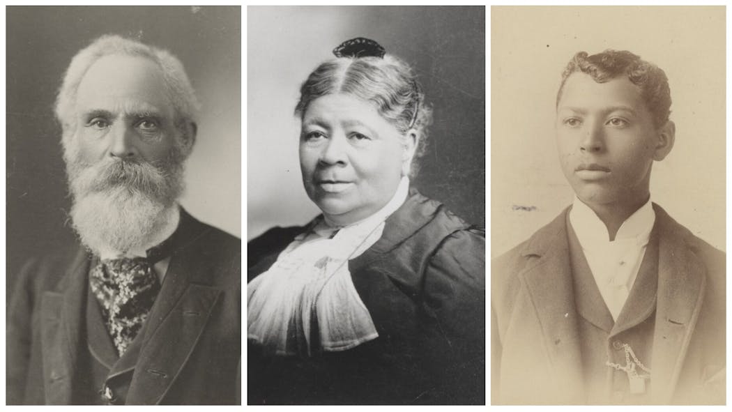The Yancey family, from left, B.C., Ellen and Charles. B.C. Yancey was a farmer and one of the earliest residents of Edina. 
