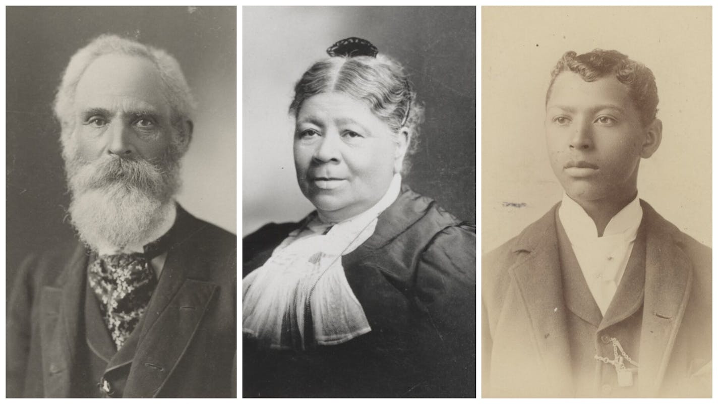 The Yancey family, from left, B.C., Ellen and Charles. B.C. Yancey was a farmer and one of the earliest residents of Edina.