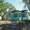 The exterior of Joe and Jack's technicolor house in St. Cloud as featured on HGTV'S "Ugliest House in America" Season 5.