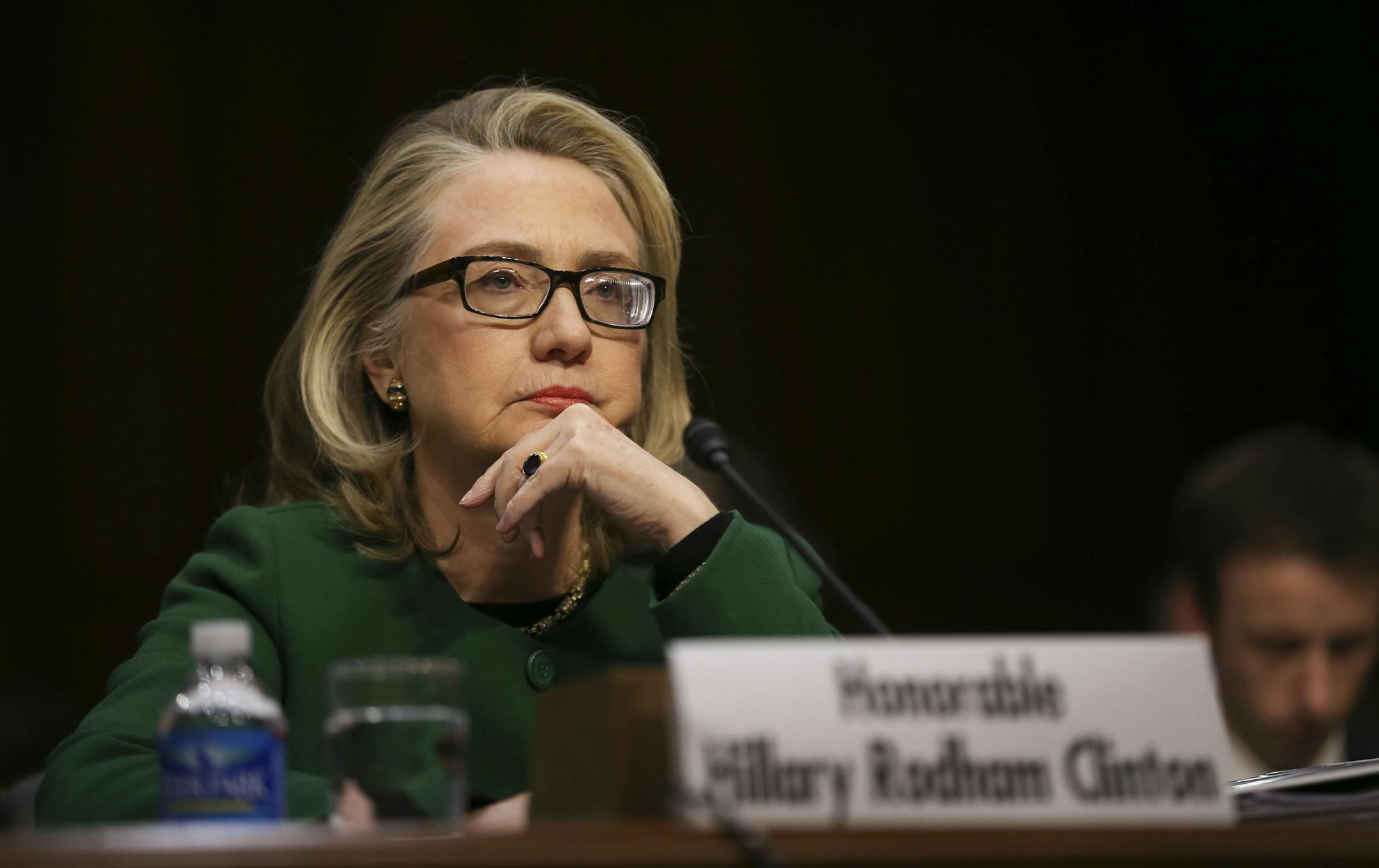 FILE ó Secretary of State Hillary Rodham Clinton before the Senate Foreign Relations Committee on Capitol Hill in Washington, Jan. 23, 2013. As a Russian atomic energy agency gradually took charge of Uranium One, a stream of cash made its way to former President Bill Clintonís charitable organization. (Doug Mills/The New York Times)