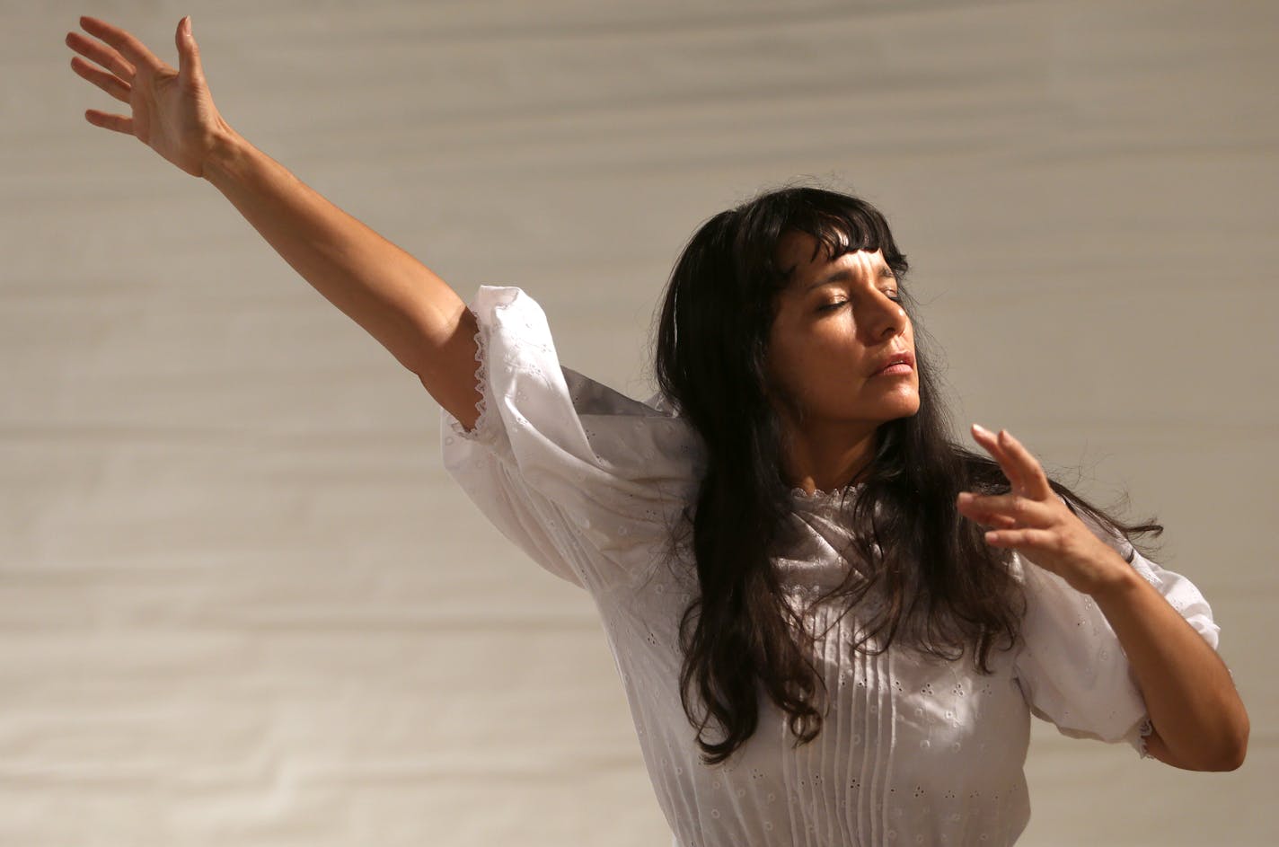 Dancer/choreographer Rosy Simas, a Seneca tribe member who also has been an outspoken community activist and critic of mainstream treatment of Native American stories and traditions. ] JOELKOYAMA&#x201a;&#xc4;&#xa2;jkoyama@startribune Minneapolis, MN on June 20, 2014.