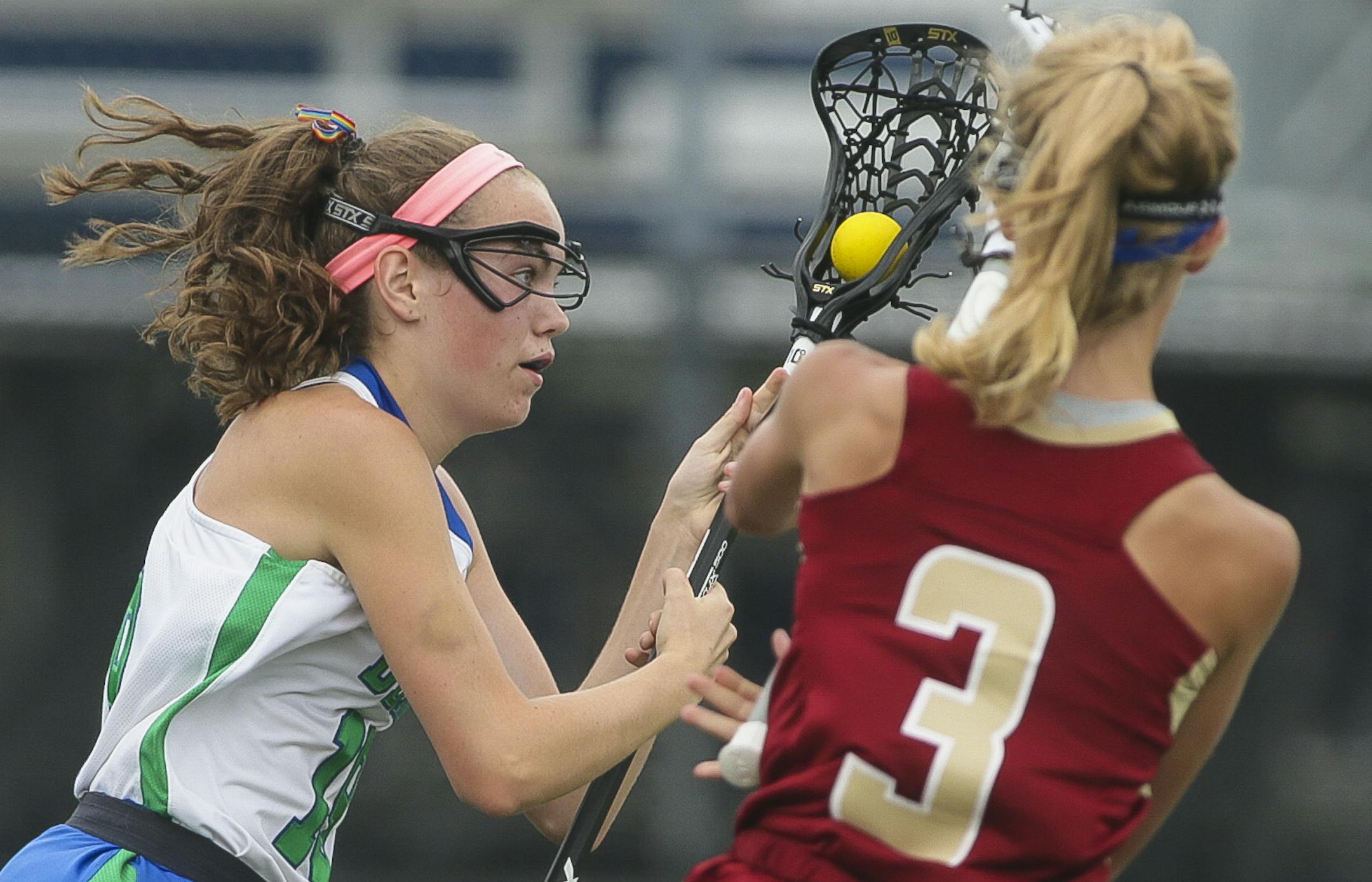 ] Timothy Nwachukwu • timothy.nwachukwu@startribune.com Despite heavy rains and an early weather delay, the Blake School (Minneapolis) Bears defeated the Lakeville South Cougars 12-10 to advance to the 2016 MSHSL girls lacrosse state tournament semifinal at Chanhassen High School on Tues., June 14, 2016. The Bears will play the Prior Lake Lakers in the semifinals on June 16.