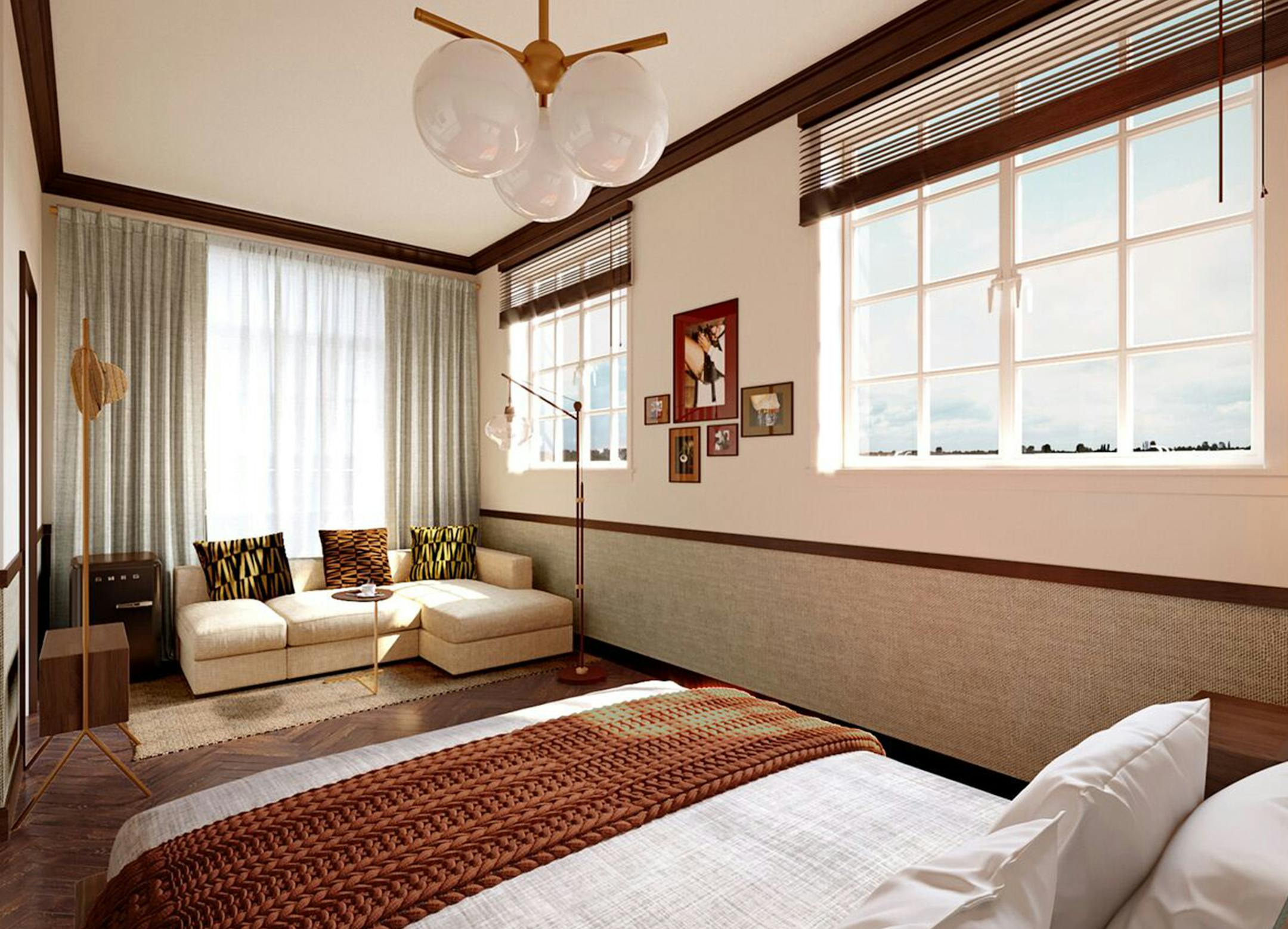 Rendering of king room at Life House Little Havana. (Life House/TNS)
