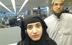 FILE -- In a handout photo provided by U.S. Customs and Border Protection, Tashfeen Malik and Syed Rizwan Farook, the couple who massacred 14 people i