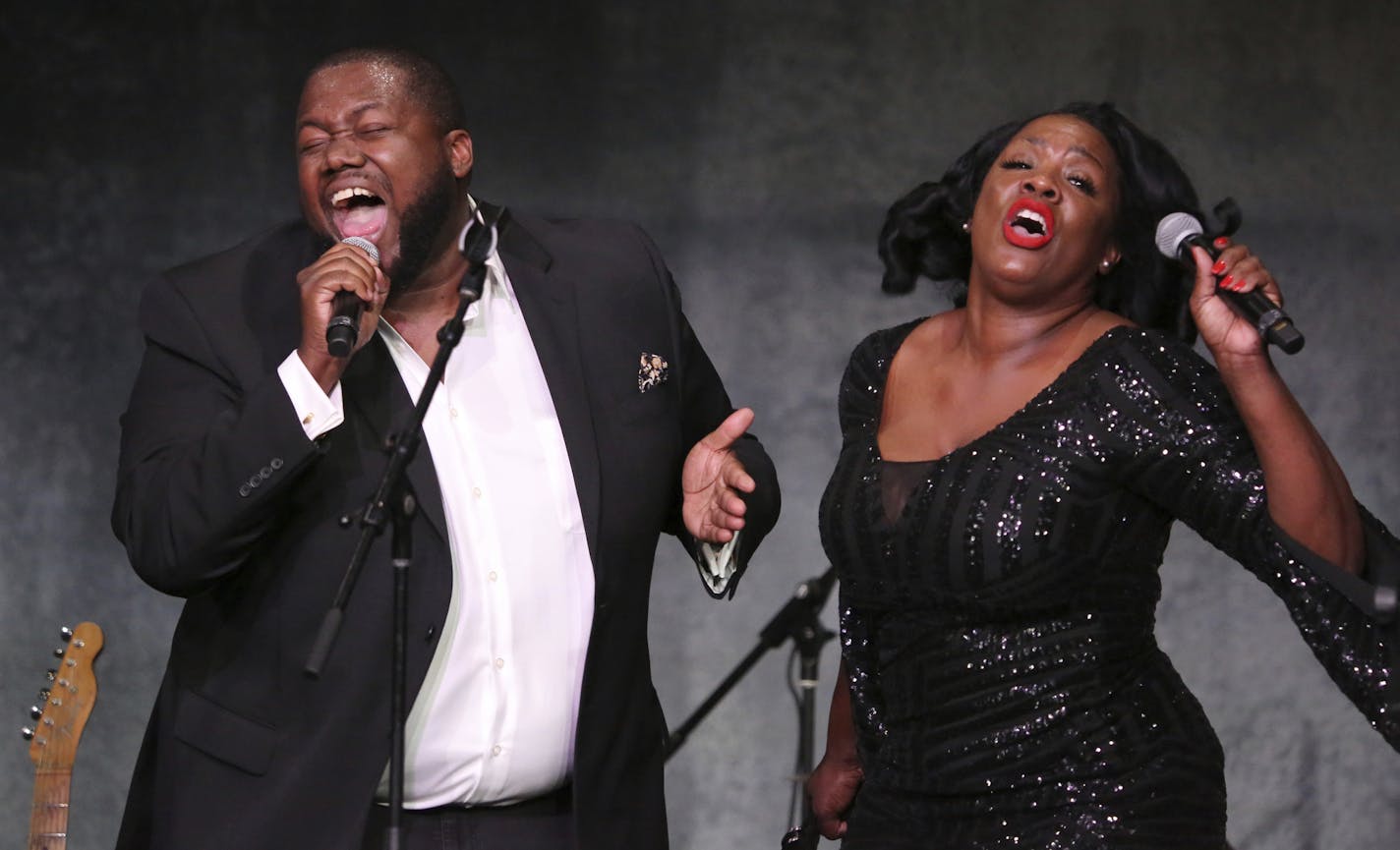 The War and Treaty perform live on stage at the Mavis and Friends: Celebrating 80 Years of Mavis Staples at The Theatre at Ace Hotel on Wednesday, May 22, 2019, in Los Angeles. (Photo by Willy Sanjuan/Invision/AP) ORG XMIT: INVW