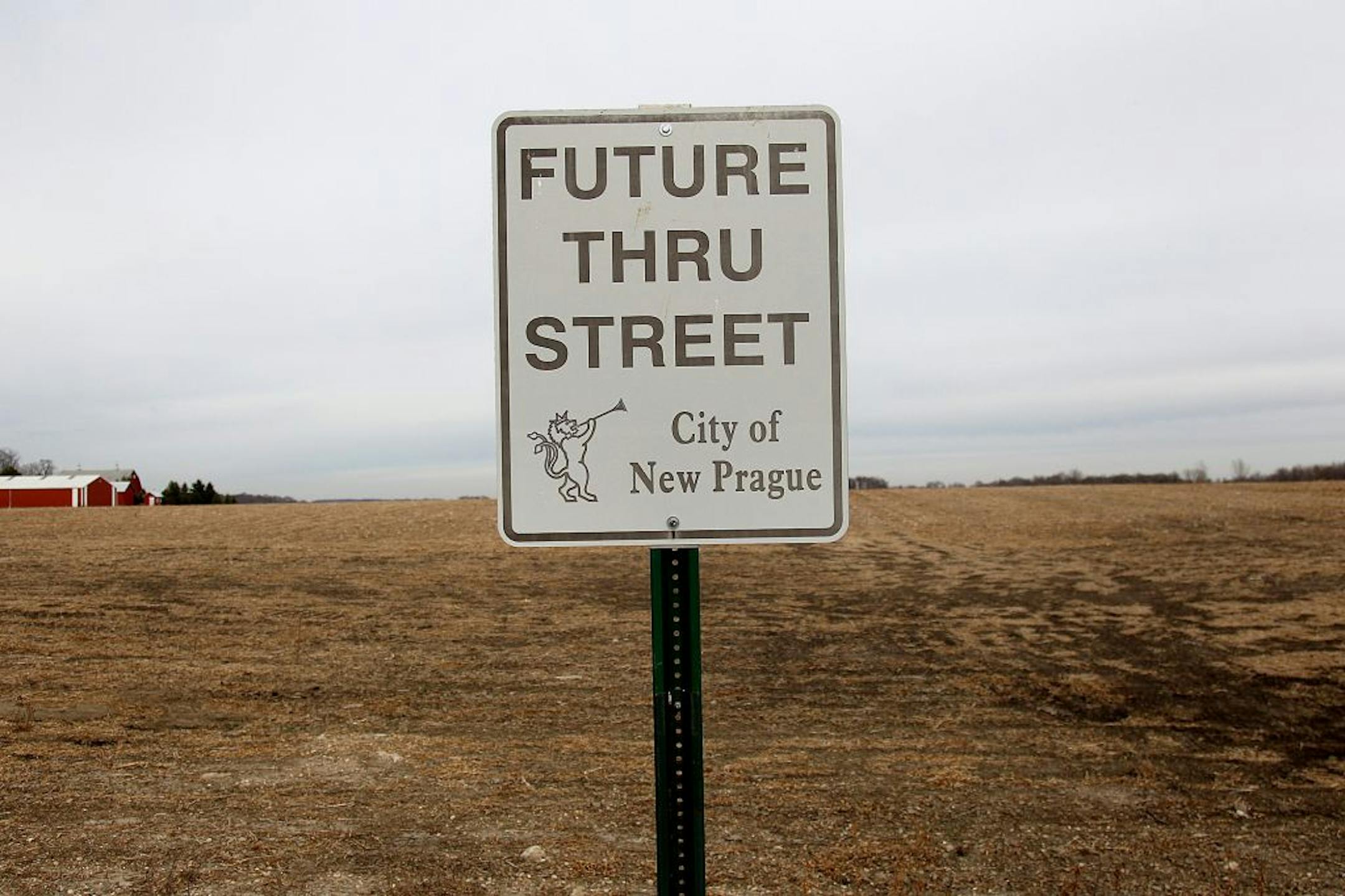 The city of New Prague recently built a new water and waste treatment facility plant hoping to attract new development, but land in the area remained empty Friday, November 2, 2012. Small towns that collectively borrowed tens of millions from the state to support their growth, betting the boom would long continue, are returning to downtown St. Paul conference rooms with haunted eyes, warning of severe hardship, even bankruptcy, unless the fiscal noose can be loosened from their necks. Many citie