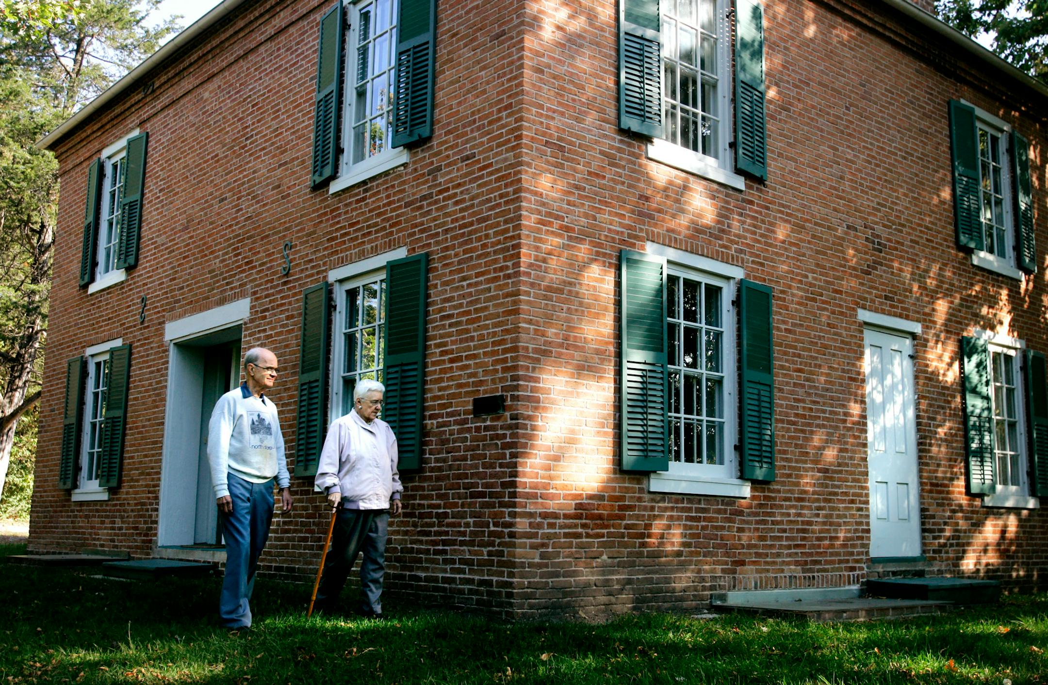 Steven St. Martin grew up in Gideon Pond house in Bloomington until he married his wife Audrey and moved out in 1948. Gideon Pond, Steven's grand-father, built the house in 1856, and was one of the first caucasians to settle in what is now Bloomington.