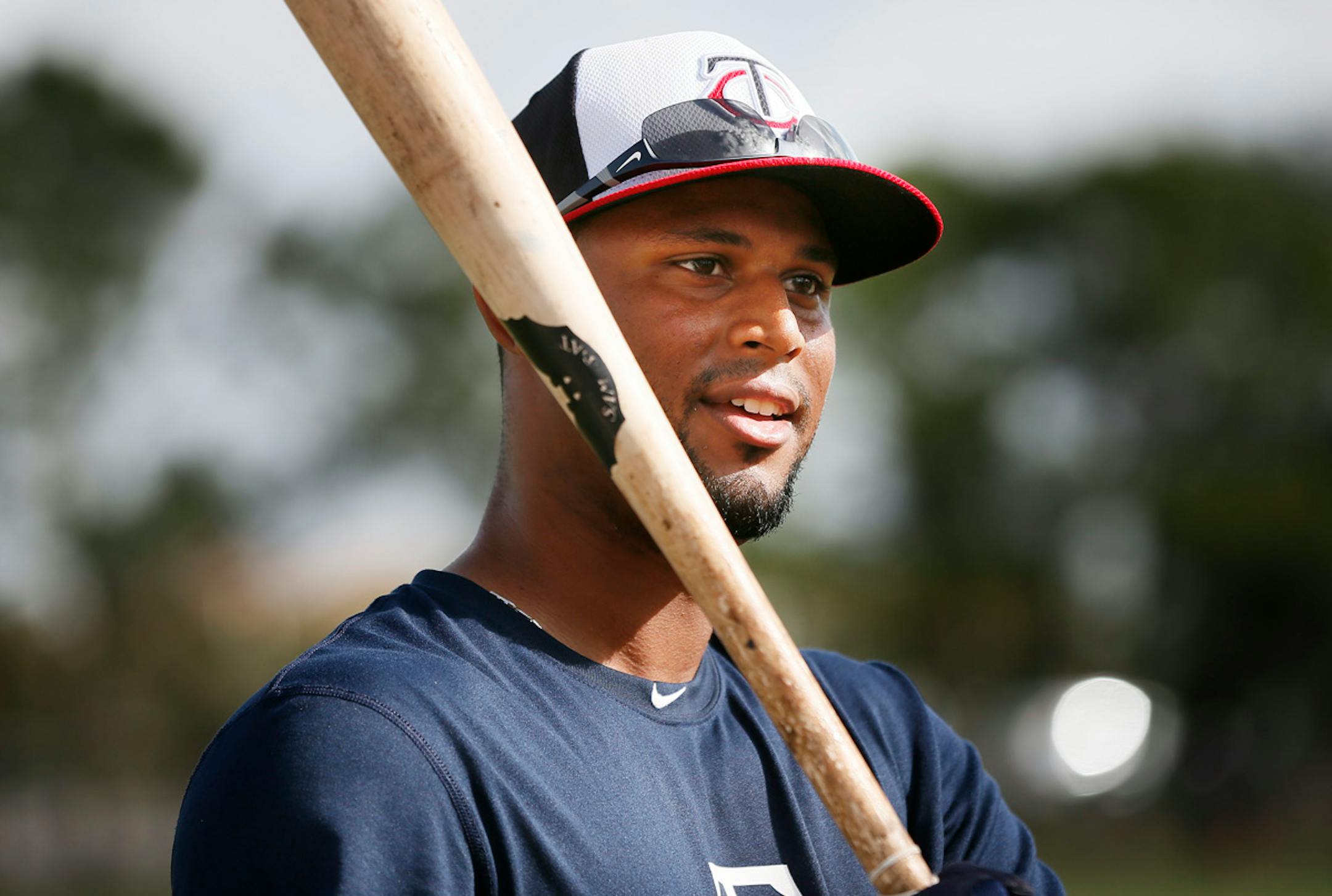 Twins outfielder Aaron Hicks