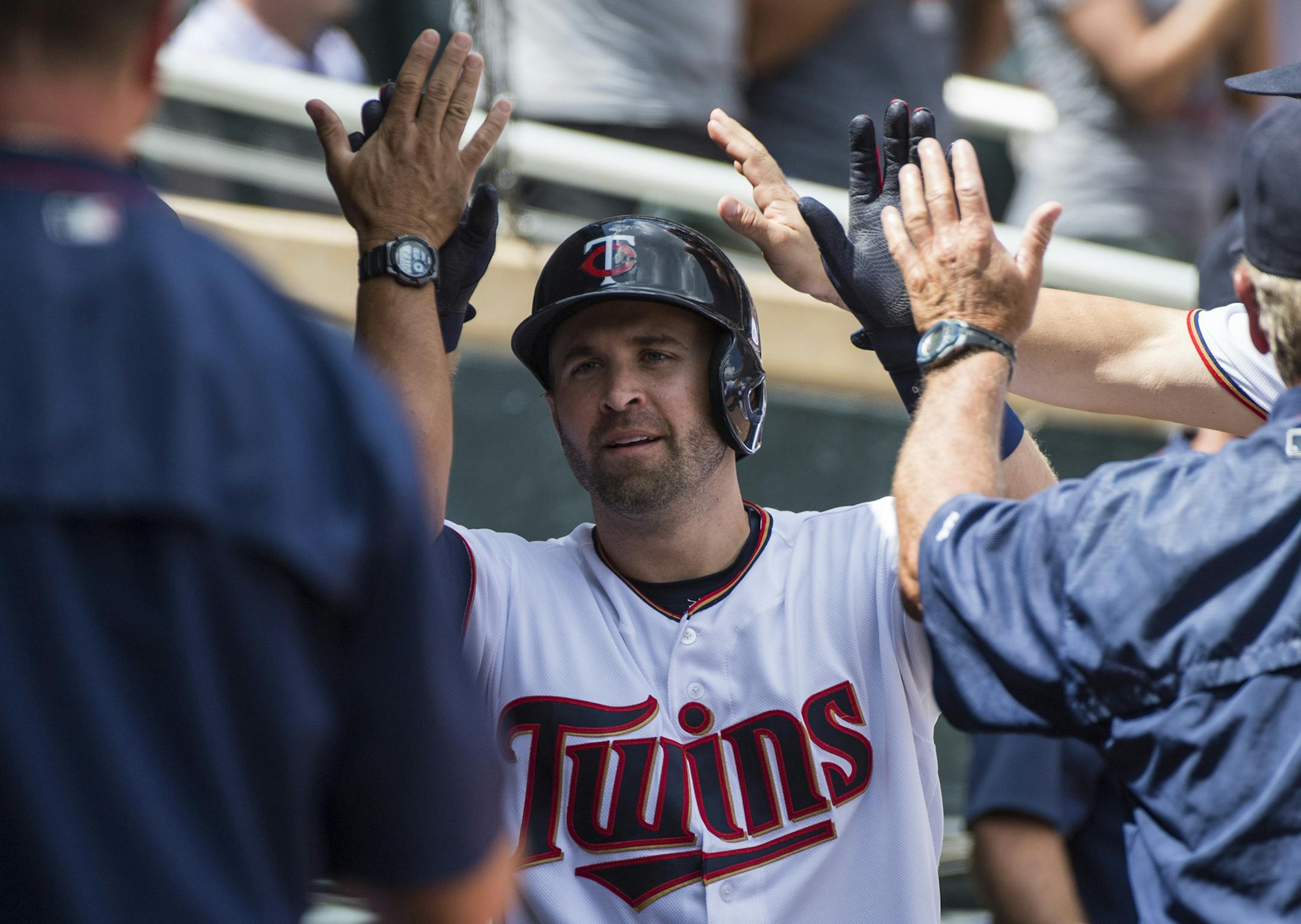 Second baseman Brian Dozier remains a Twin — for now.