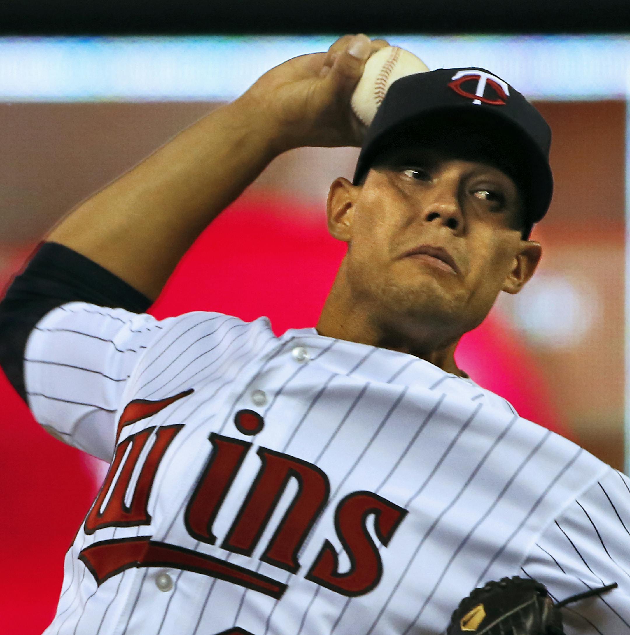 Twins starting pitcher Yohan Pino. ] Minnesota Twins vs. Chicago White Sox. (MARLIN LEVISON/STARTRIBUNE(mlevison@startribune.com)