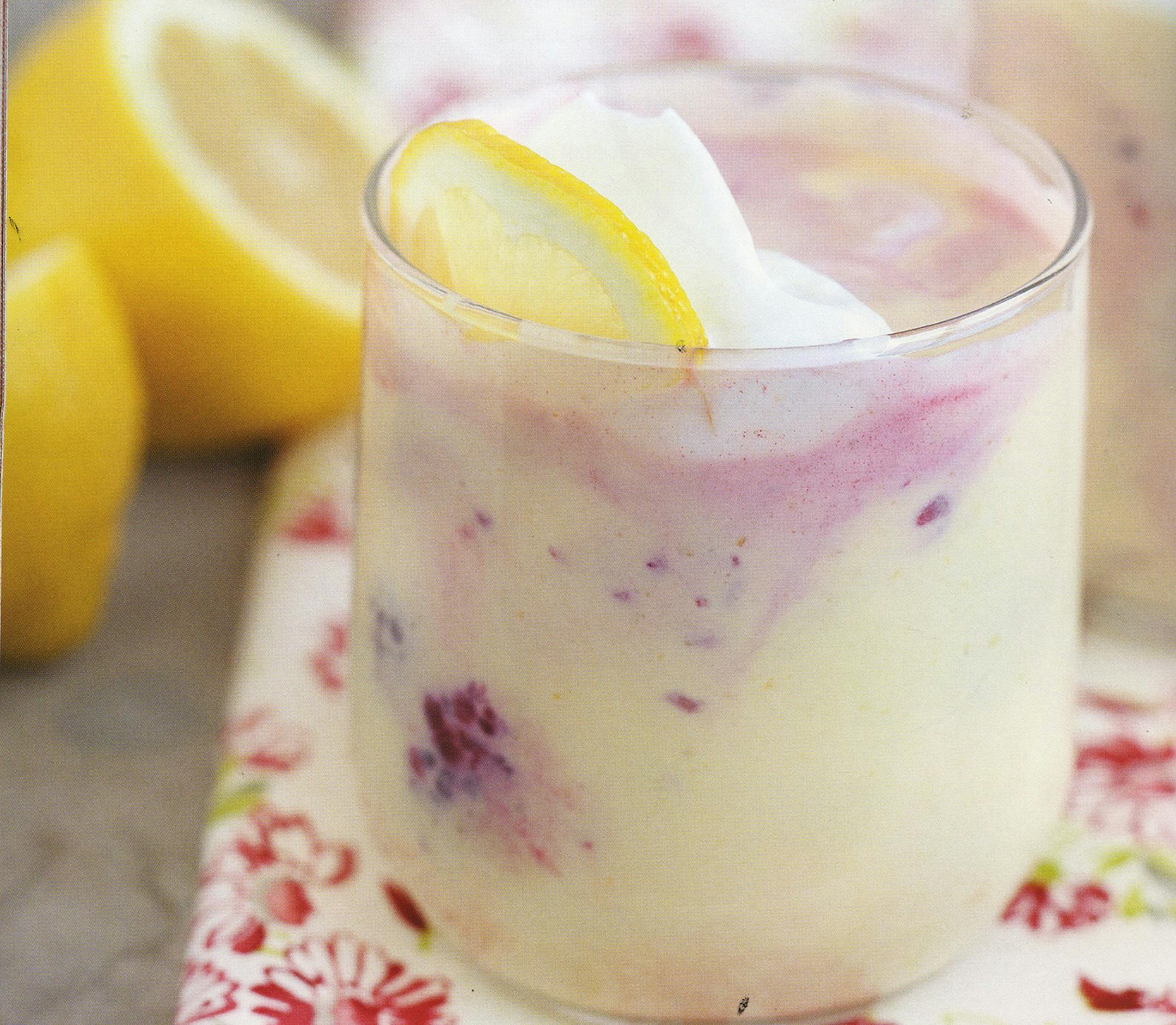 Lemon Curd Raspberry Shake, from "Malts & Milkshakes" by Autumn Martin. Photo by Clare Barboza.
