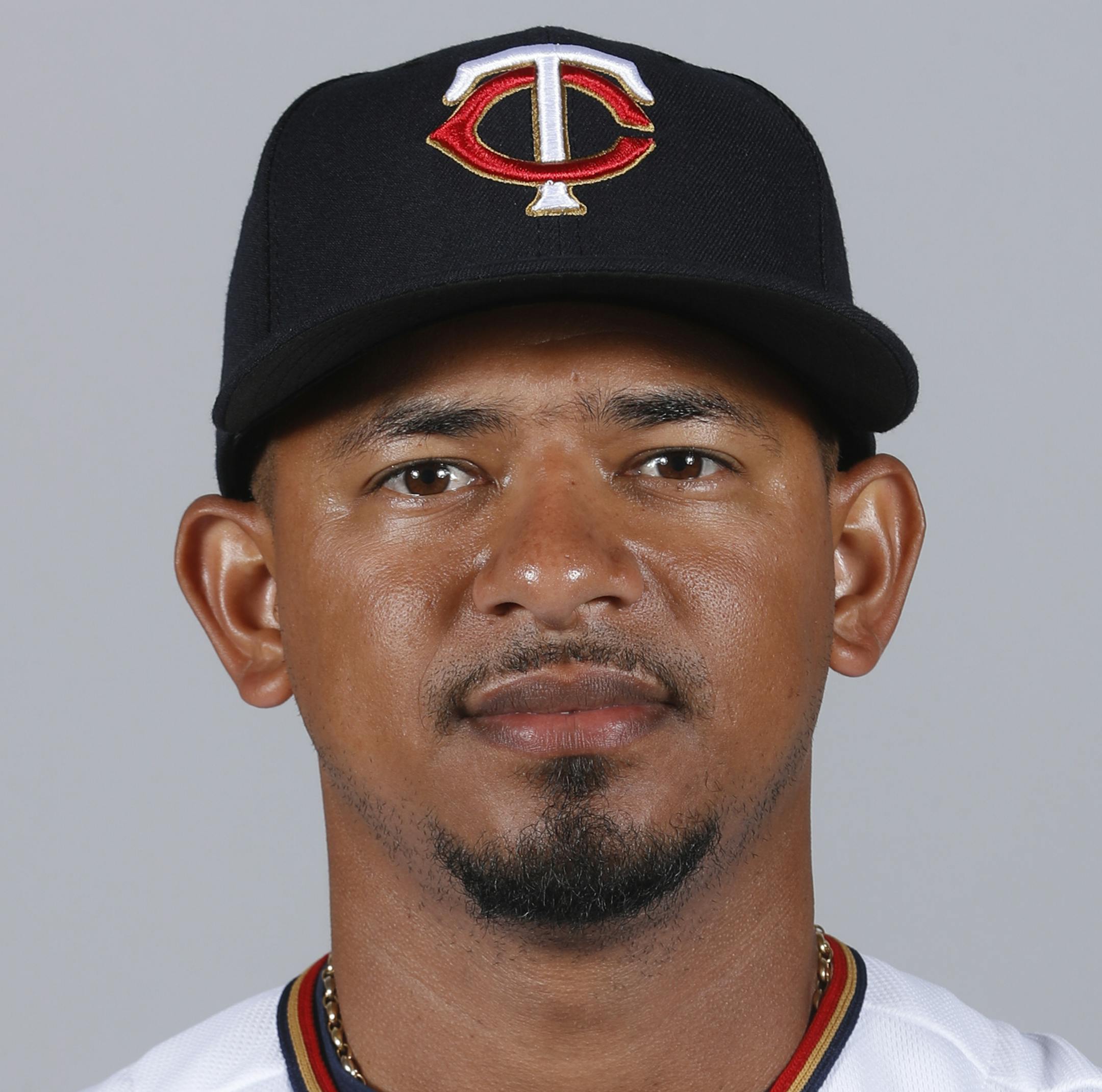 This is a 2018 photo of Eduardo Escobar of the Minnesota Twins baseball team. This image reflects the 2018 active roster as of Wednesday, Feb. 21, when this image was taken. (AP Photo/John Minchillo) ORG XMIT: FLJM