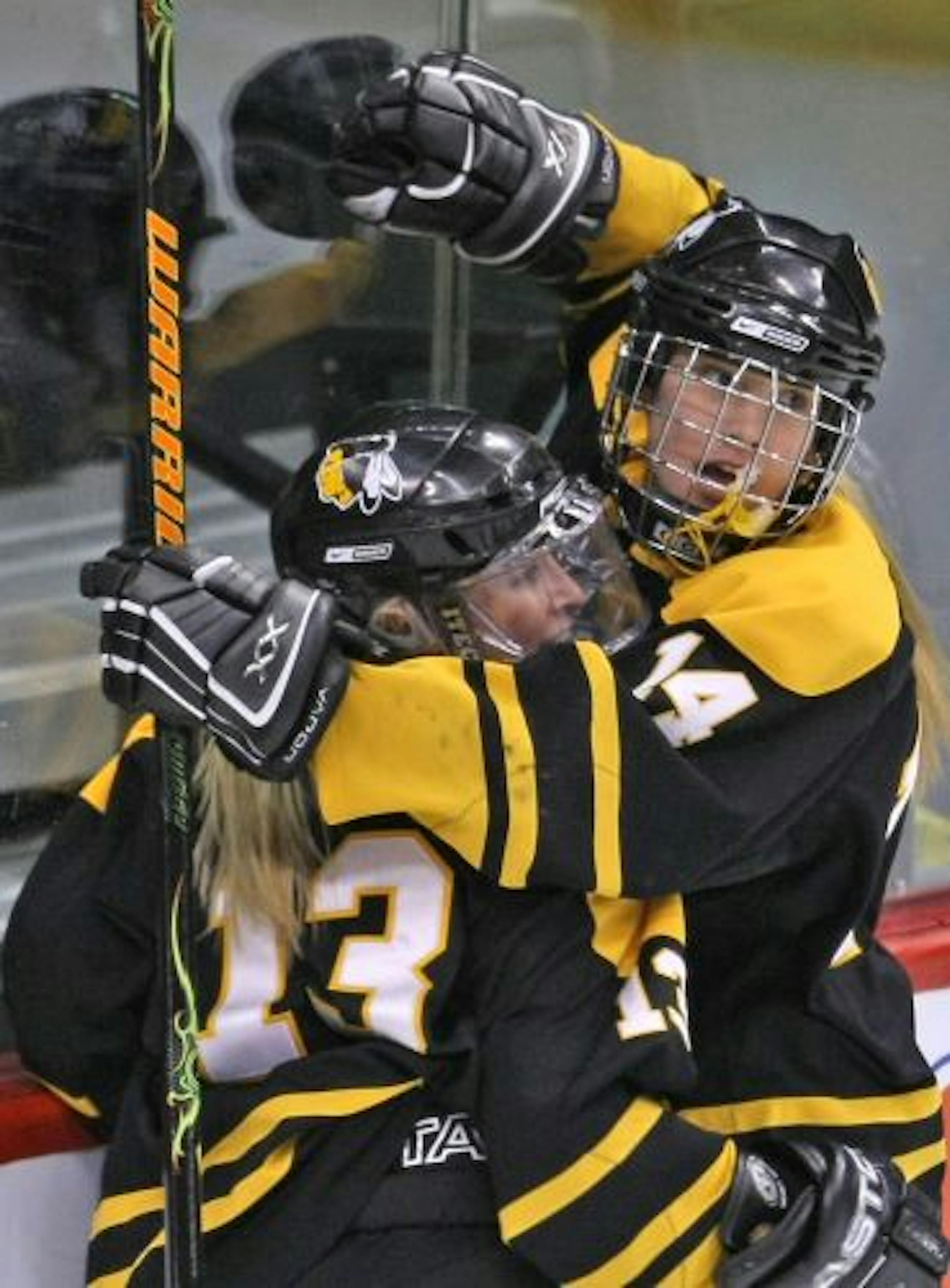 Karley Sylvester (right) With Layla Marvin