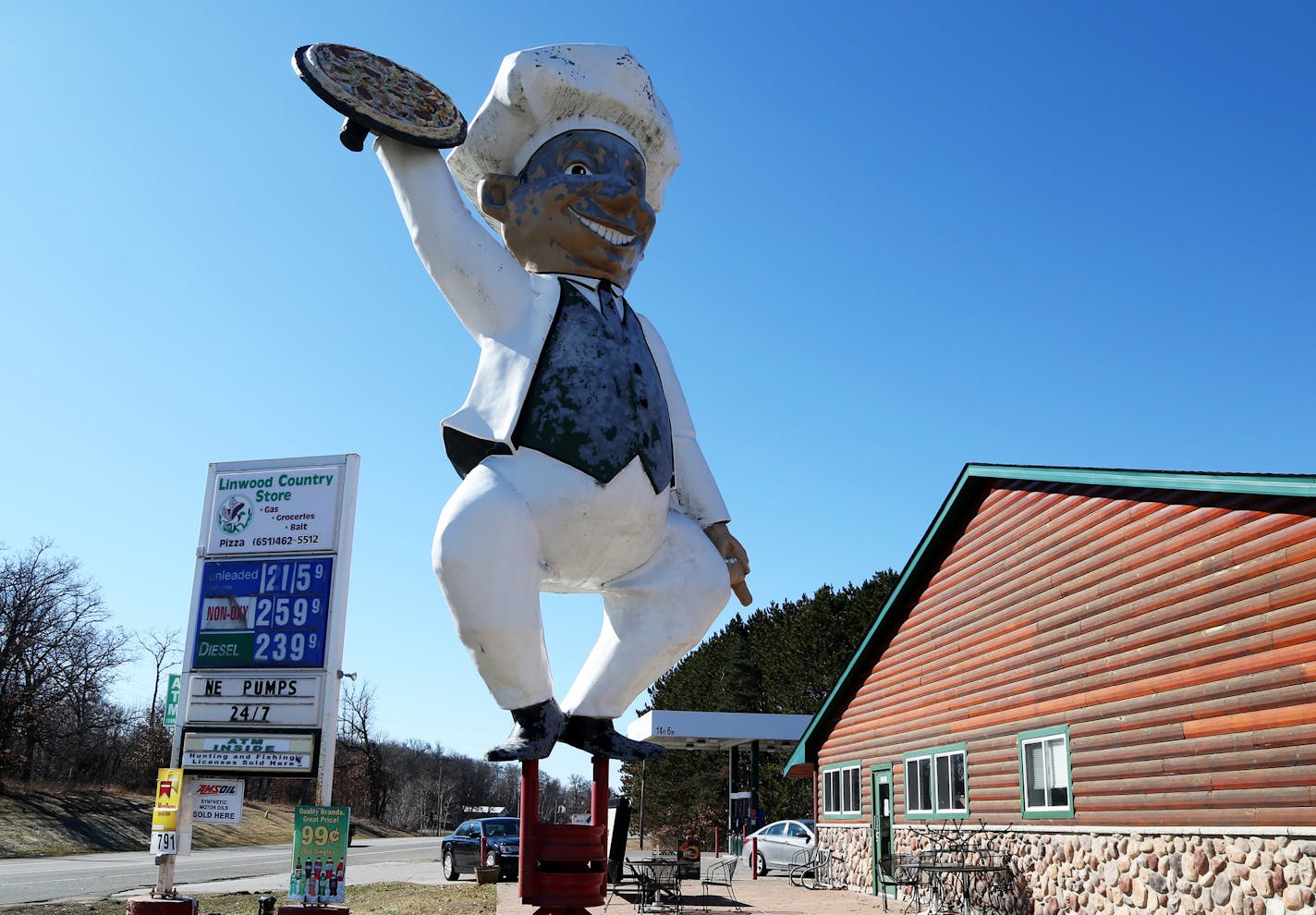 Rich and Donna Berget have opted to purchase the Linwood Country Store & Pizza, meaning the big pizza chef is staying put.