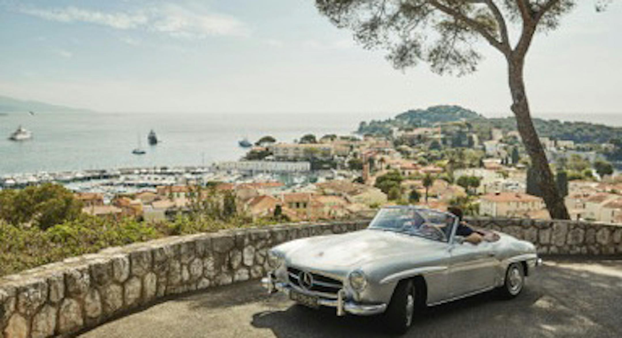 This 1958 Mercedes 190 SL Cabrio comes with a "stay and drive" package offered by Four Seasons Hotels in Europe. (Four Seasons Hotels)