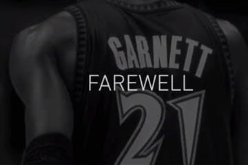 Watch Garnett's farewell video: 'Thankful for the love'