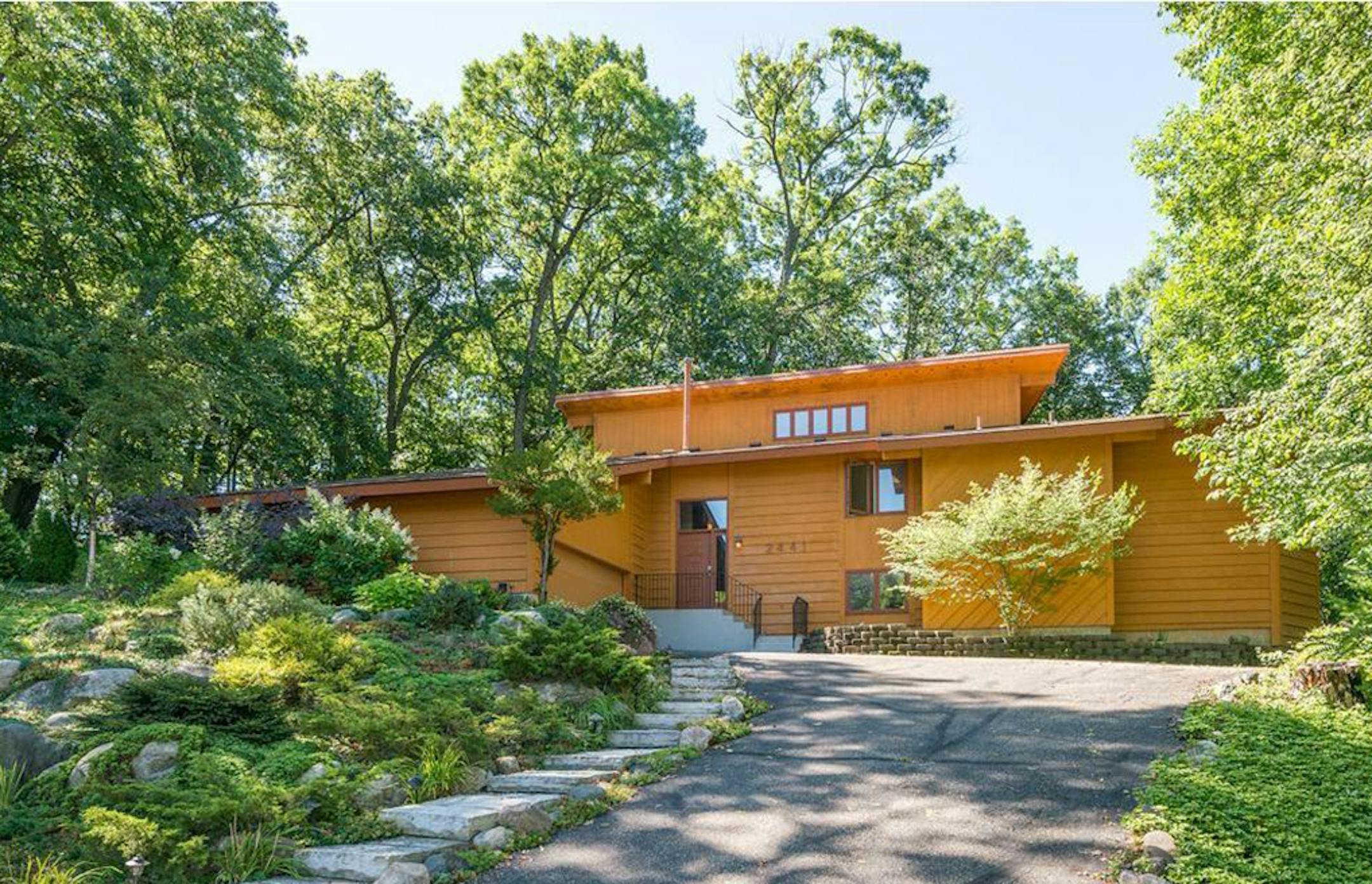 Minnetonka Built in 1976, this is five-bedroom, three-bath house has 2,700 square feet and features two bedrooms on the main and lower levels, vaulted ceilings, two fireplaces, hardwood floors, eat-in kitchen, full finished walkout basement, deck, patio and two-car attached garage. Listed by Dessi Urban, Coldwell Banker Realty, 612-499-3462.