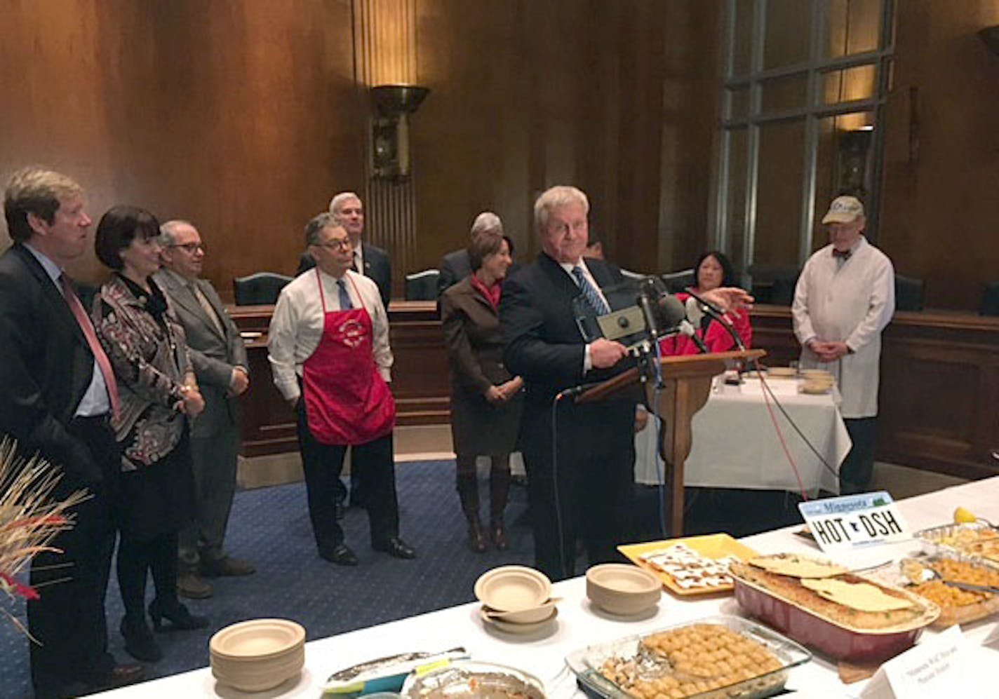 Sen. Al Franken hosts his annual hot-dish competition.