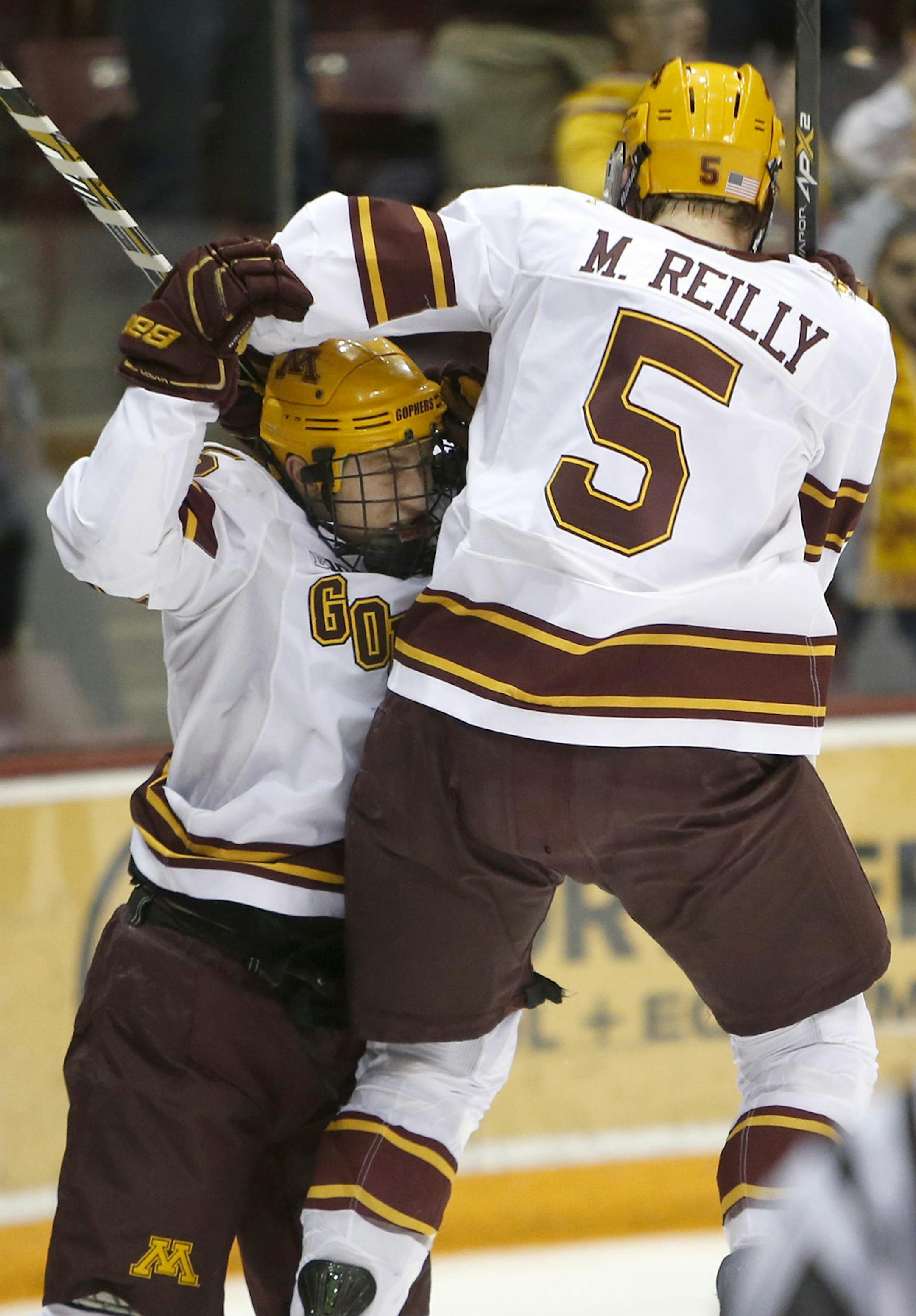 University of Minnesota men's hockey versus Penn State at Mariucci Arena Friday, March13, 2015, in Minneapolis, MN.](DAVID JOLES/STARTRIBUNE)djoles@startribune.com University of Minnesota men's hockey versus Penn State at Mariucci Arena Friday, March13, 2015, in Minneapolis, MN.