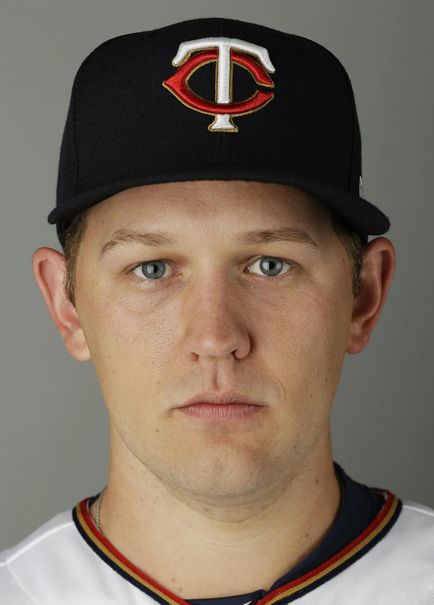 This is a 2017 photo of Tyler Duffey of the Minnesota Twins baseball team. This image reflects the 2017 active roster as of Thursday, Feb. 23, 2017 when this image was taken. (AP Photo/David Goldman) ORG XMIT: FLDG101