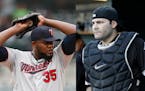 The Twins on Tuesday officially announced the signings of pitcher Michael Pineda (left) and catcher Alex Avila.