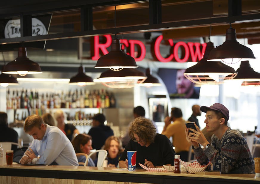 Red Cow is located in the newly opened Food Truck Alley on Concourse E. ] JEFF WHEELER &#x2022; jeff.wheeler@startribune.com The MSP airport is home to loads of new shops and restaurants that are the result of the current refresh of the Lindbergh Terminal. Several were photographed Tuesday afternoon, August 22, 2017 in Minneapolis.