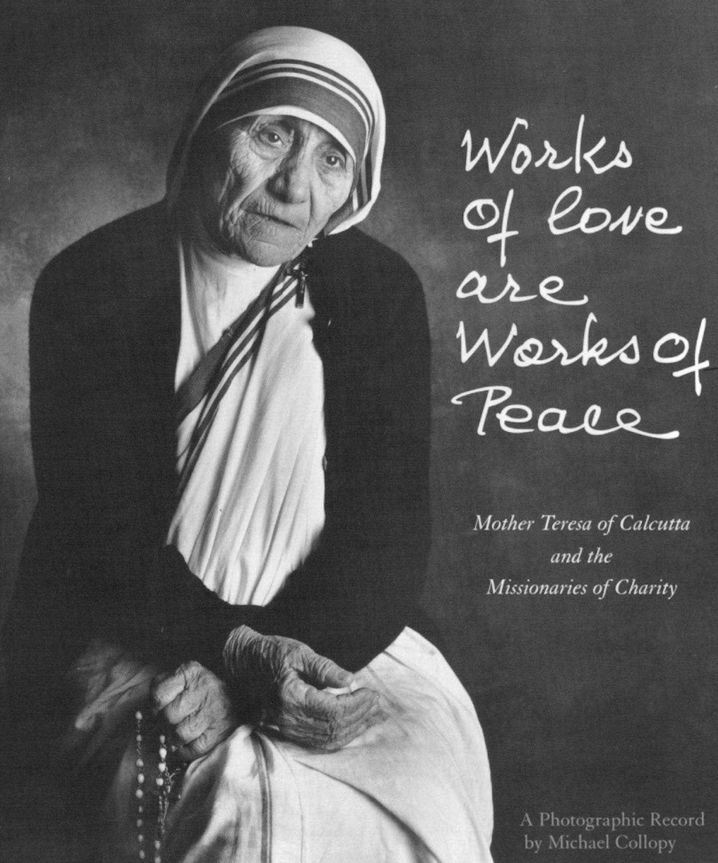 October 1, 1996 More than four years in the maid, and published with the cooperation of Mother Teresa, this large format 224 page book offers the most comprehensive photographic documentation of the apostolic work and prayer life of the Missionaries of Charity yet published. Destined to serve as an important historical record, this "illustrated prayer book" vividly portrays the peace and joy that can come when "small things" are done with great love. The187 fine art quality tri-tone photographs