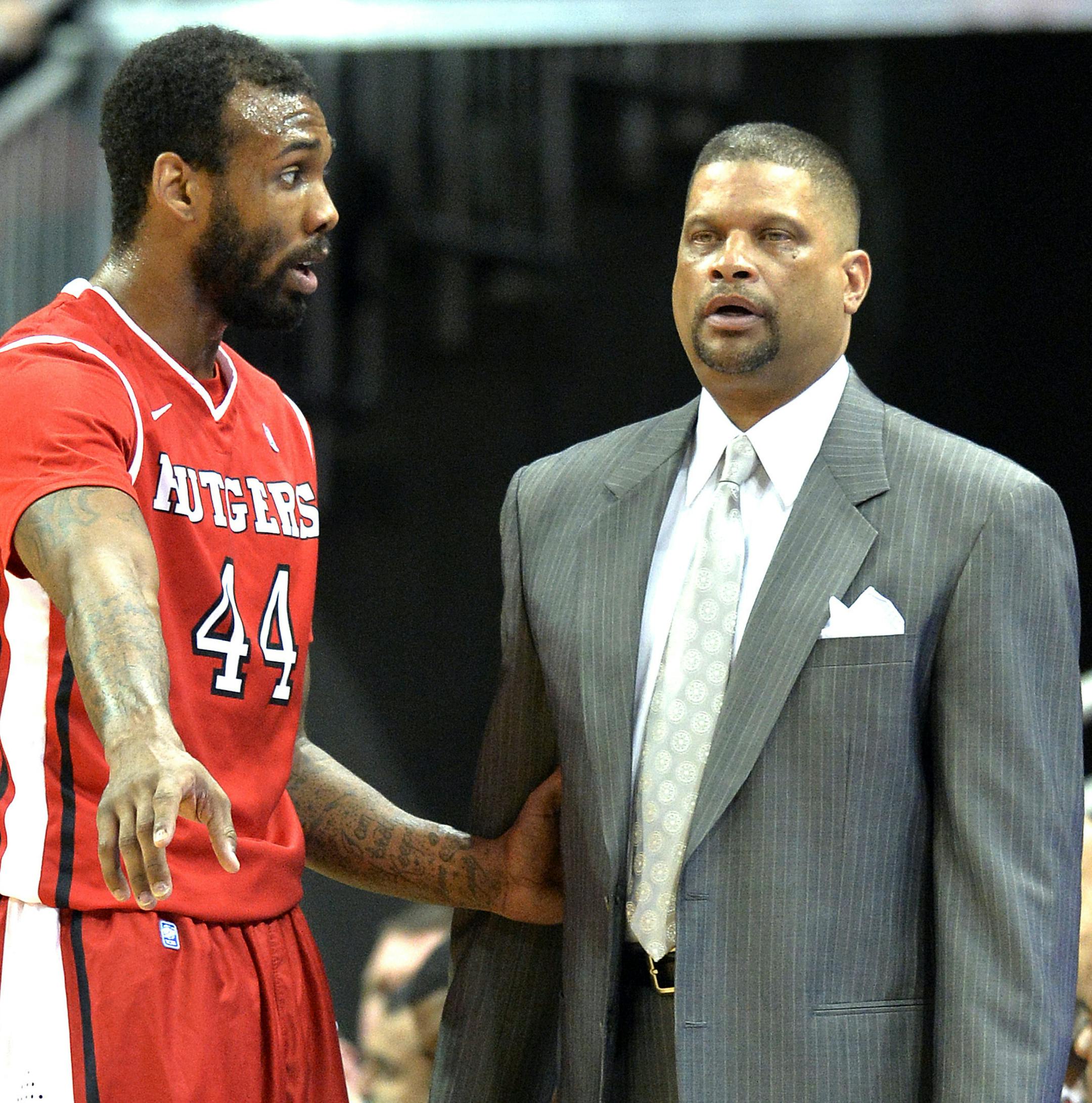 Rutgers coach Eddie Jordan