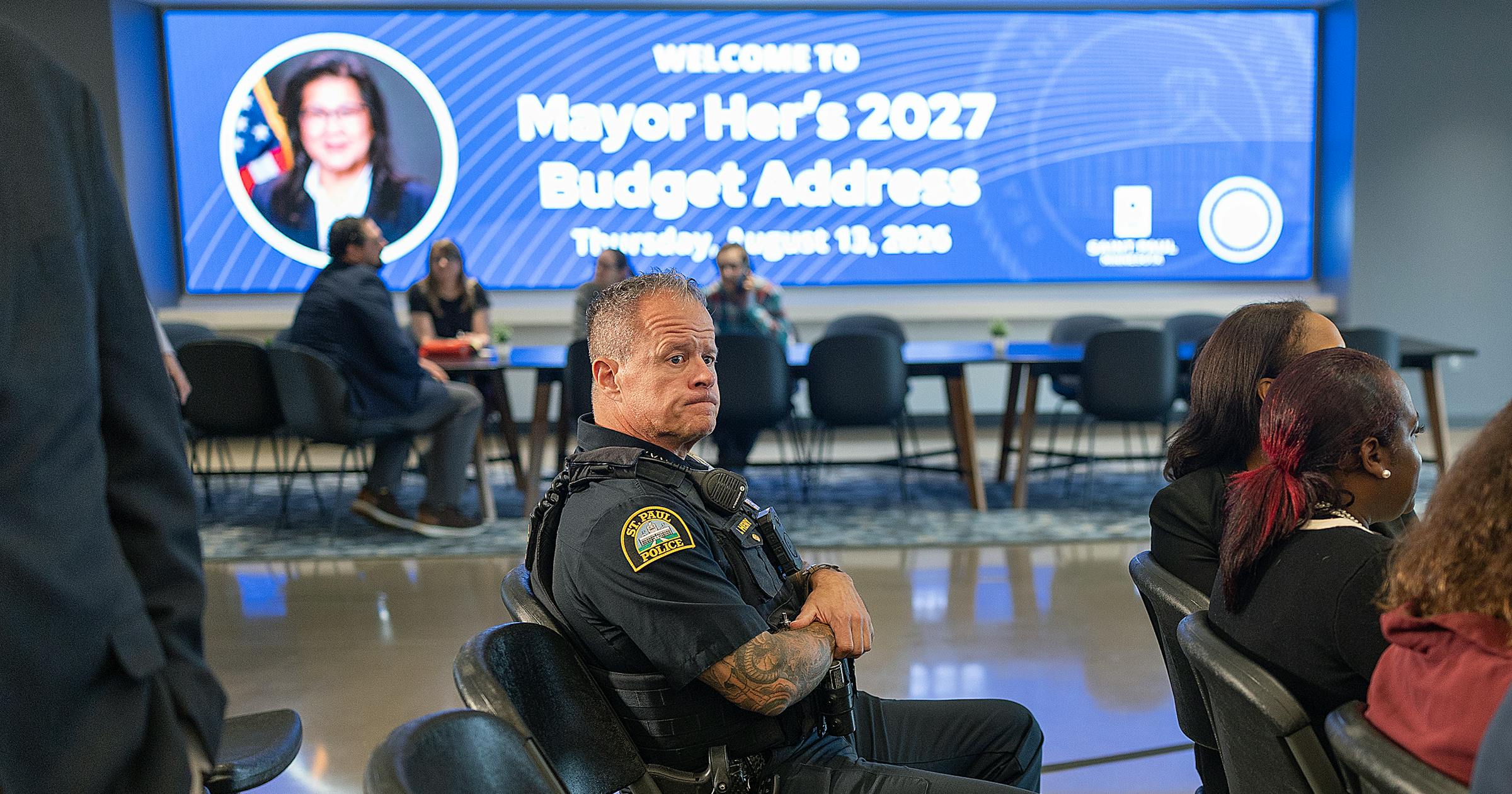 St. Paul Mayor Kaohly Her proposes police cuts in the wake of chief's allegations
