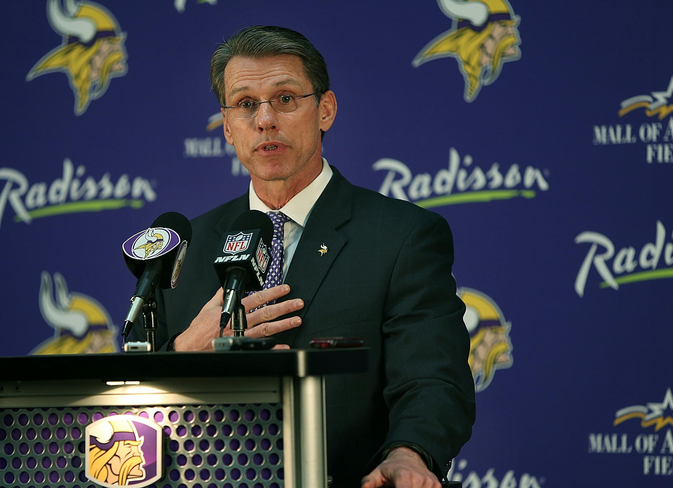 Minnesota Vikings general manager Rick Spielman