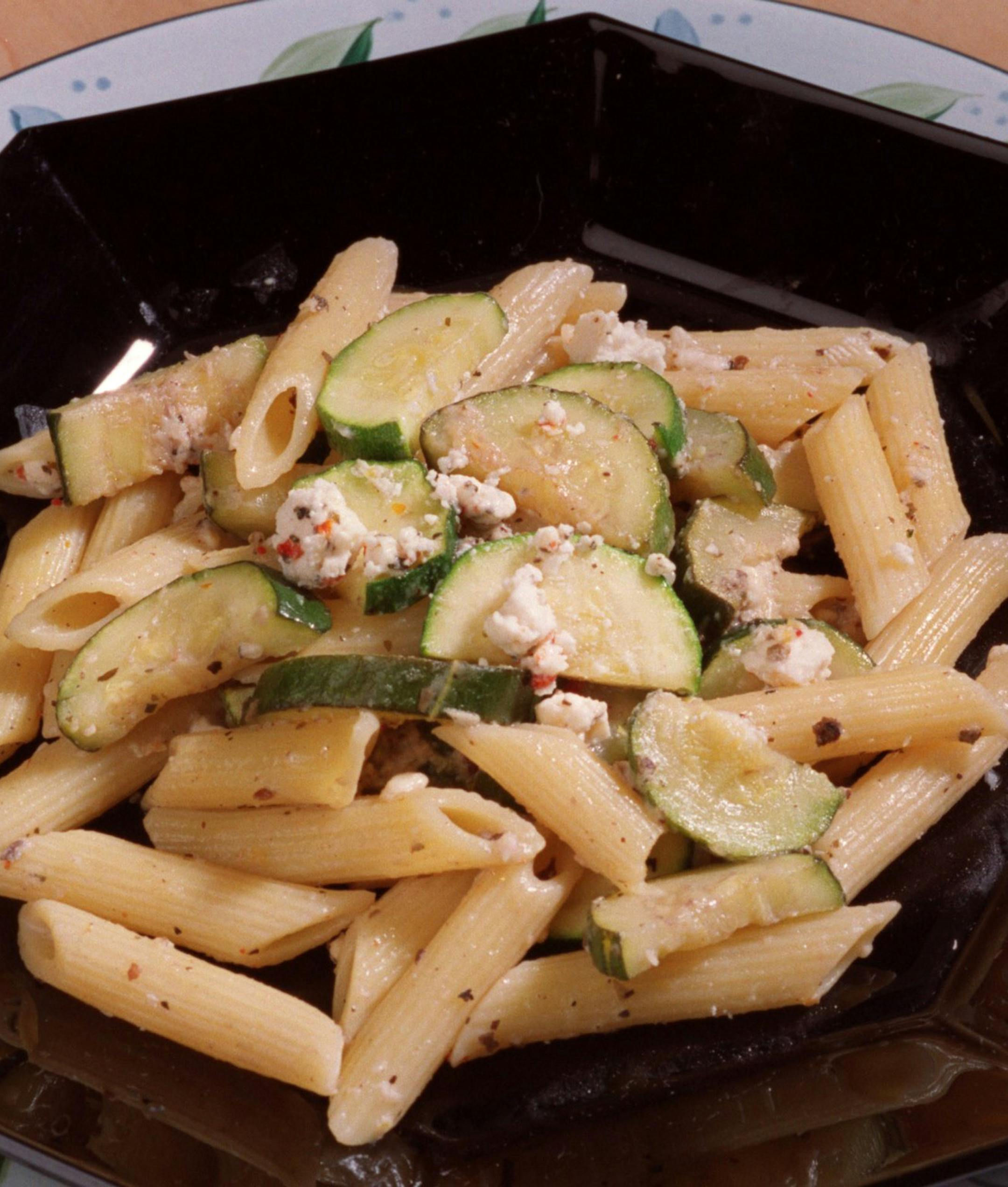 Penne with Zucchini and Feta. (Ed Haun/Detroit Free Press/TNS) ORG XMIT: 1167944