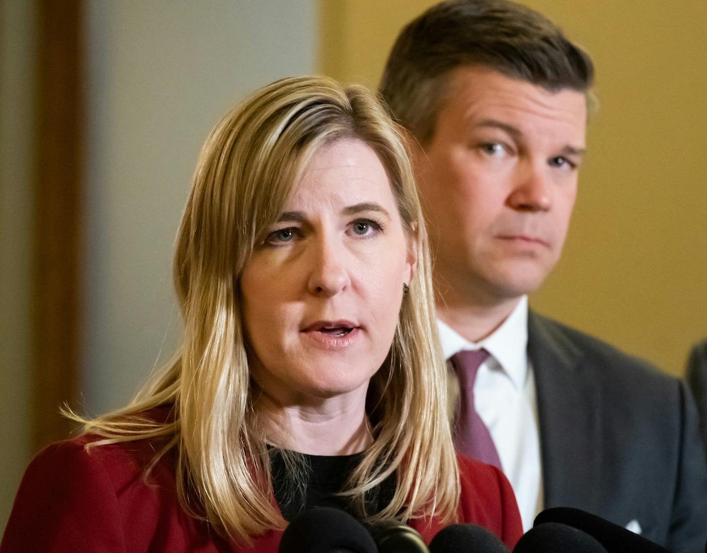 House Speaker Melissa Hortman and Majority Leader Ryan Winkler came out of the Governor's office to respond to the Republicans new budget offer. ] GLEN STUBBE &#x2022; glen.stubbe@startribune.com Monday, May 13, 2019 Tracking new developments in stalled state budget negotiations between Gov. Tim Walz and Senate GOP leaders