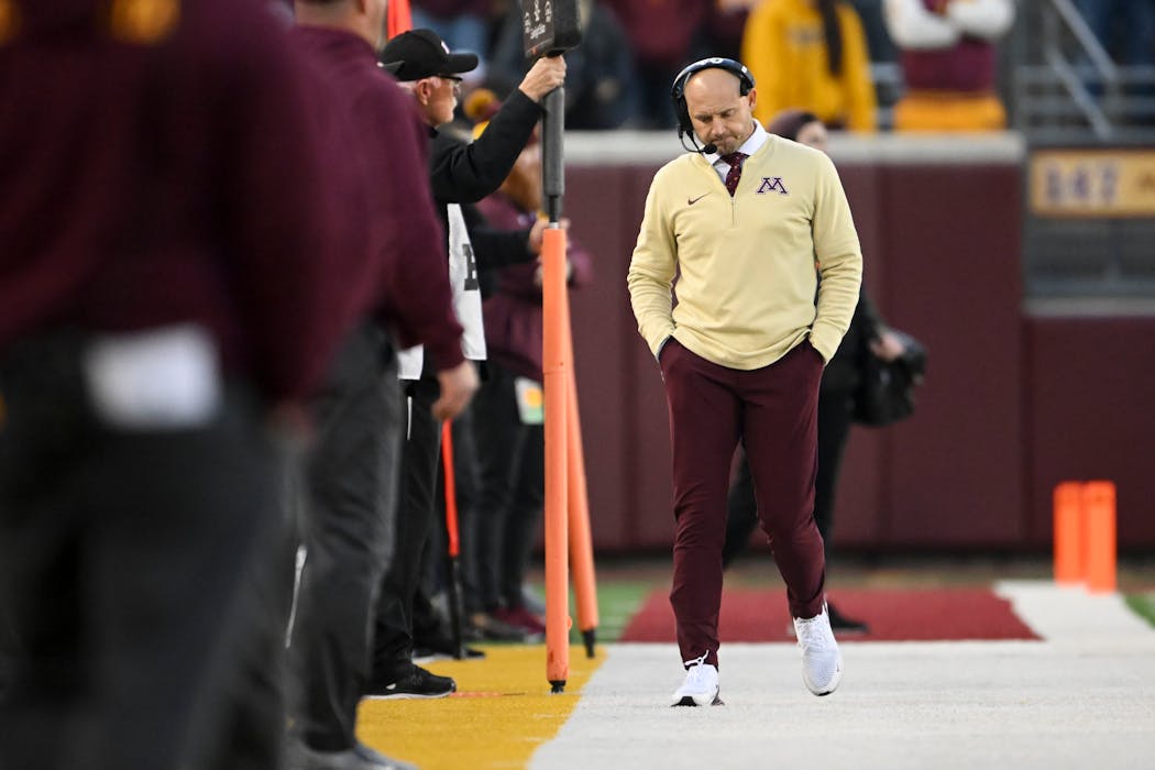 P.J. Fleck wore the look of frustration Saturday when Illinois took a fourth-quarter lead.