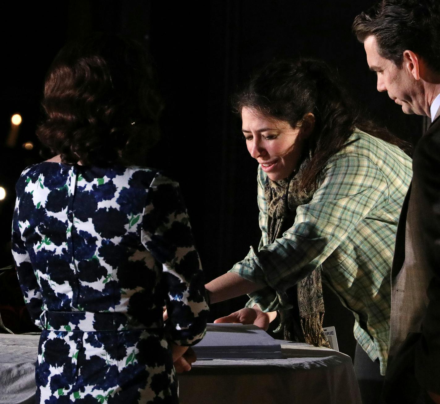 Director Rachel Chavkin worked with the cast of &#x201c;The Royal Family&#x201d; during dress rehearsal at the Guthrie Theater.