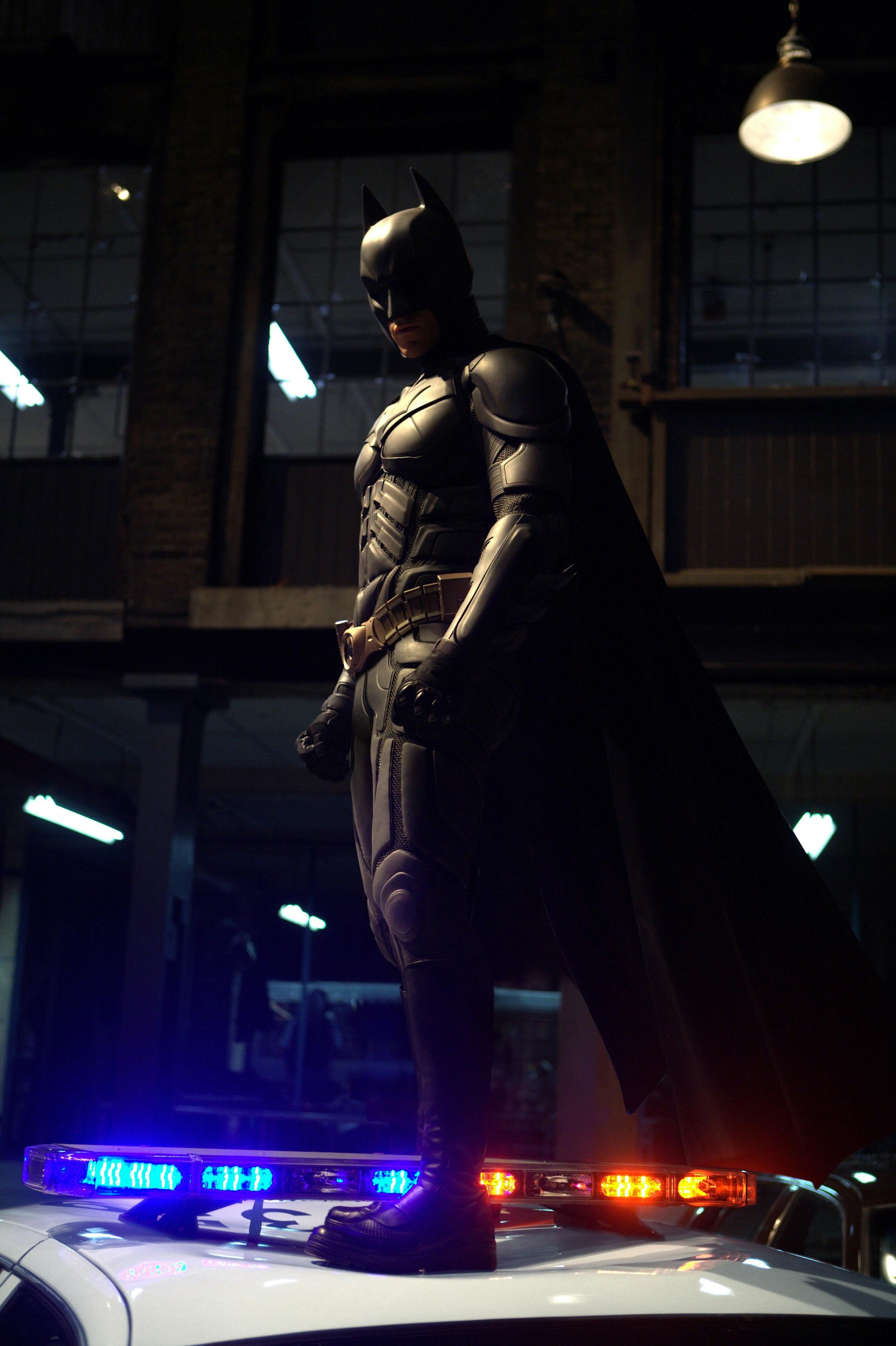 In this image released by Warner Bros., Christian Bale stars as Batman in "The Dark Knight."