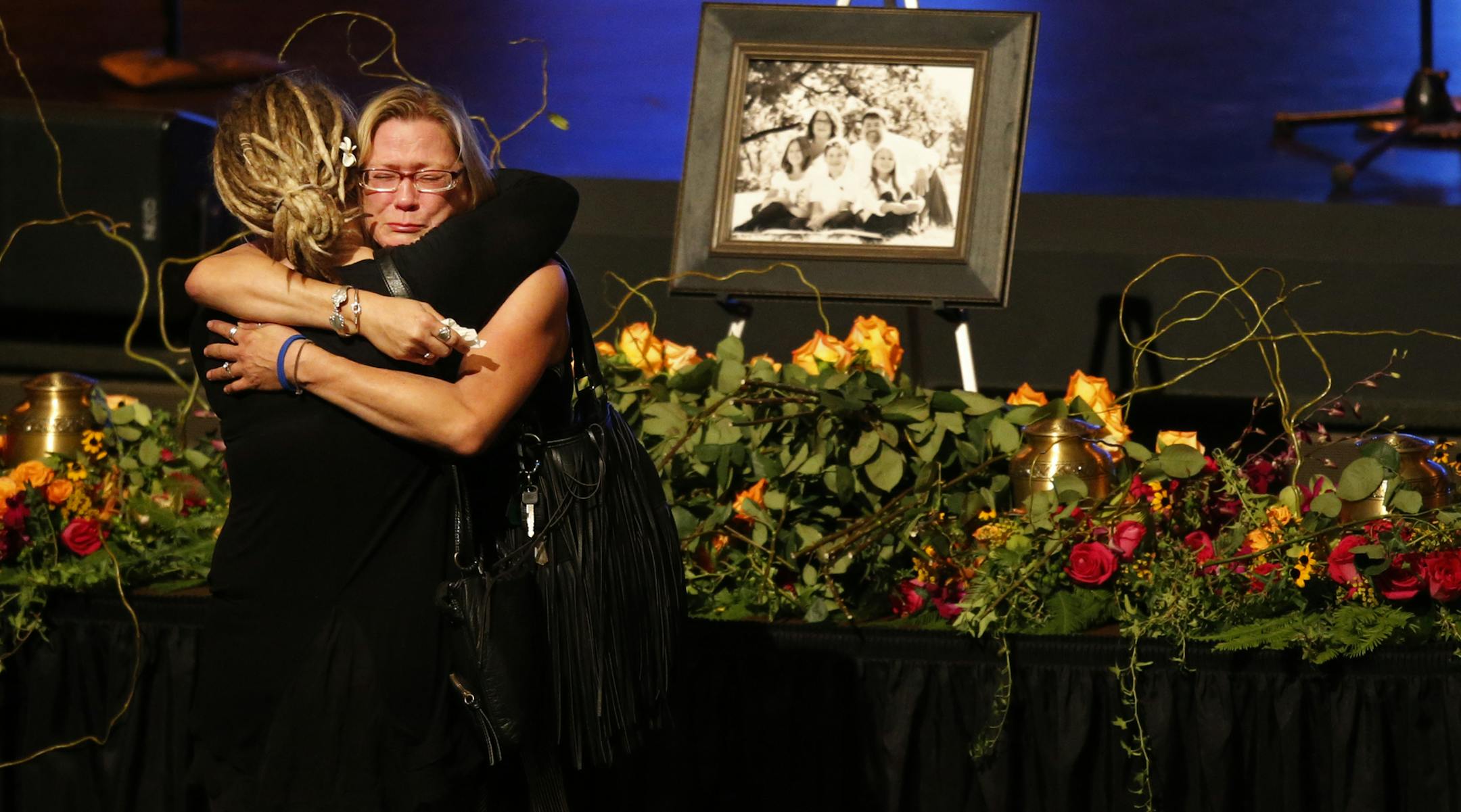 Friends honored the members of the Short family on Sunday at a memorial service at Grace Church in Eden Prairie.
