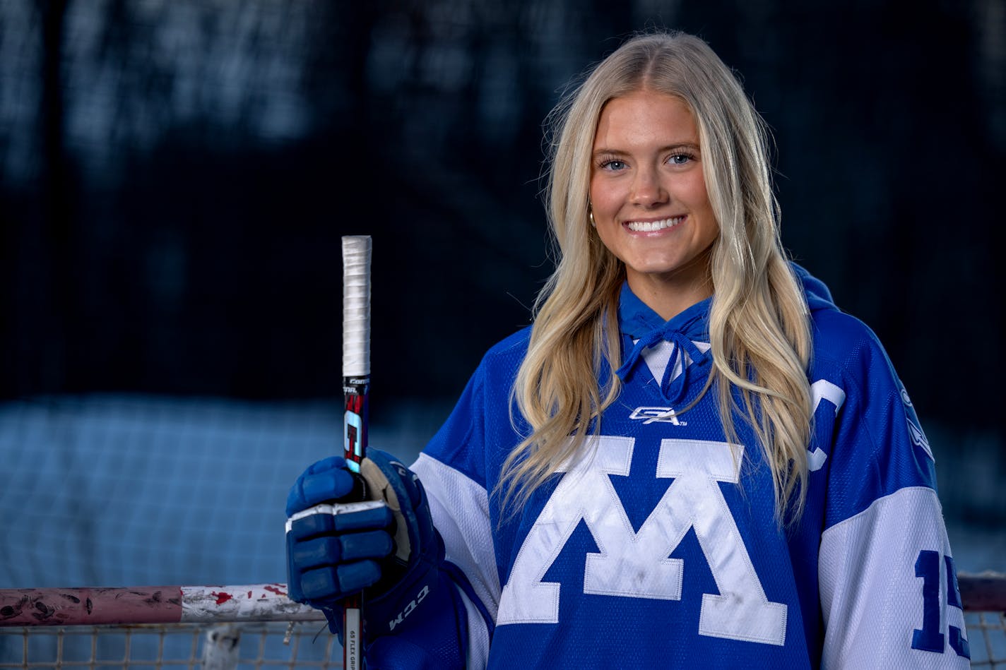 Josie Hemp (15) of Minnetonka - All Metro Girls Hockey First Team player photographed Sunday, Jan. 29, 2023, in Circle Pines, Minn. ] CARLOS GONZALEZ • carlos.gonzalez@startribune.com.