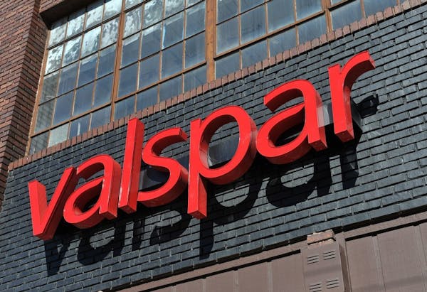 Valspar's latest results were driven by its expanding sales in hardware chains like Lowes and Ace.