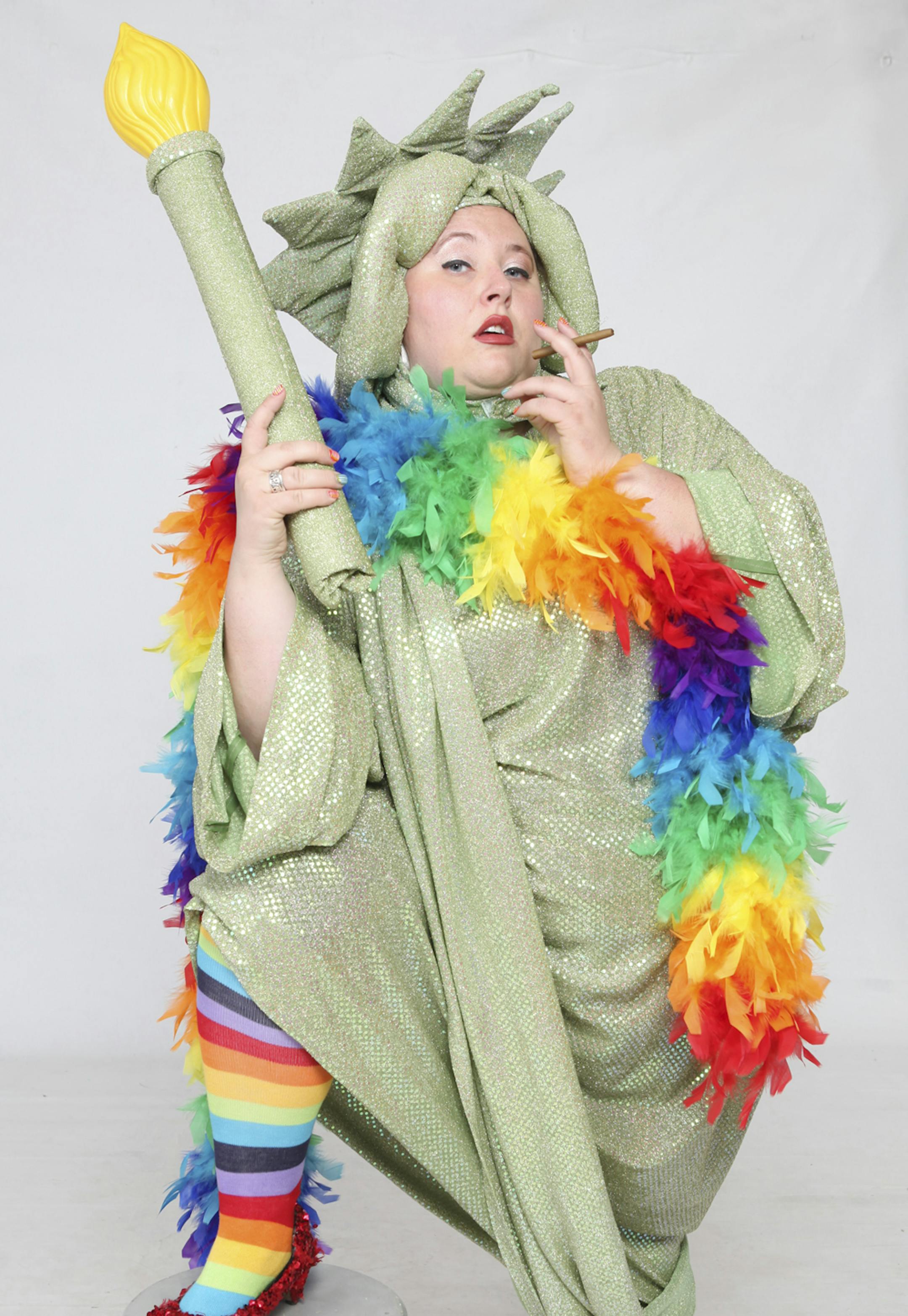 credit: Dani Werner Lauren Anderson in "Rainbow Election: Mommies and Mormons and Gays, Oh My" at Brave New Workshop. ORG XMIT: MIN2012082213104493