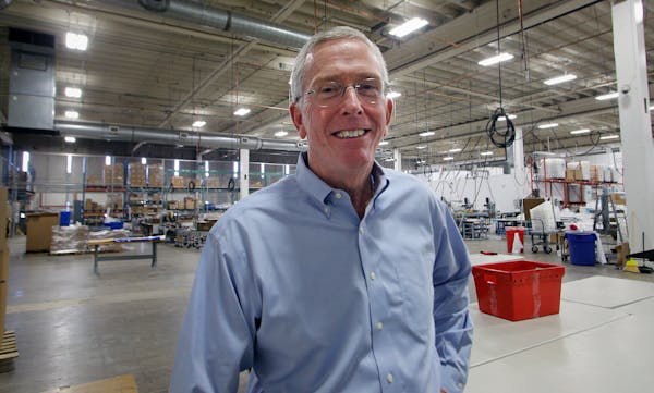 CEO Peter McDermott of expanding Minnesota Diversified Industries (MDI) of the Twin Cities and northern Minnesota. MDI employs a workforce made up lar