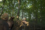 Brett Sieberer, a naturalist with the Three River Park system gave a tour of the Wayzata Big Woods which celebrated its 10th anniversary on Sept. 25. 