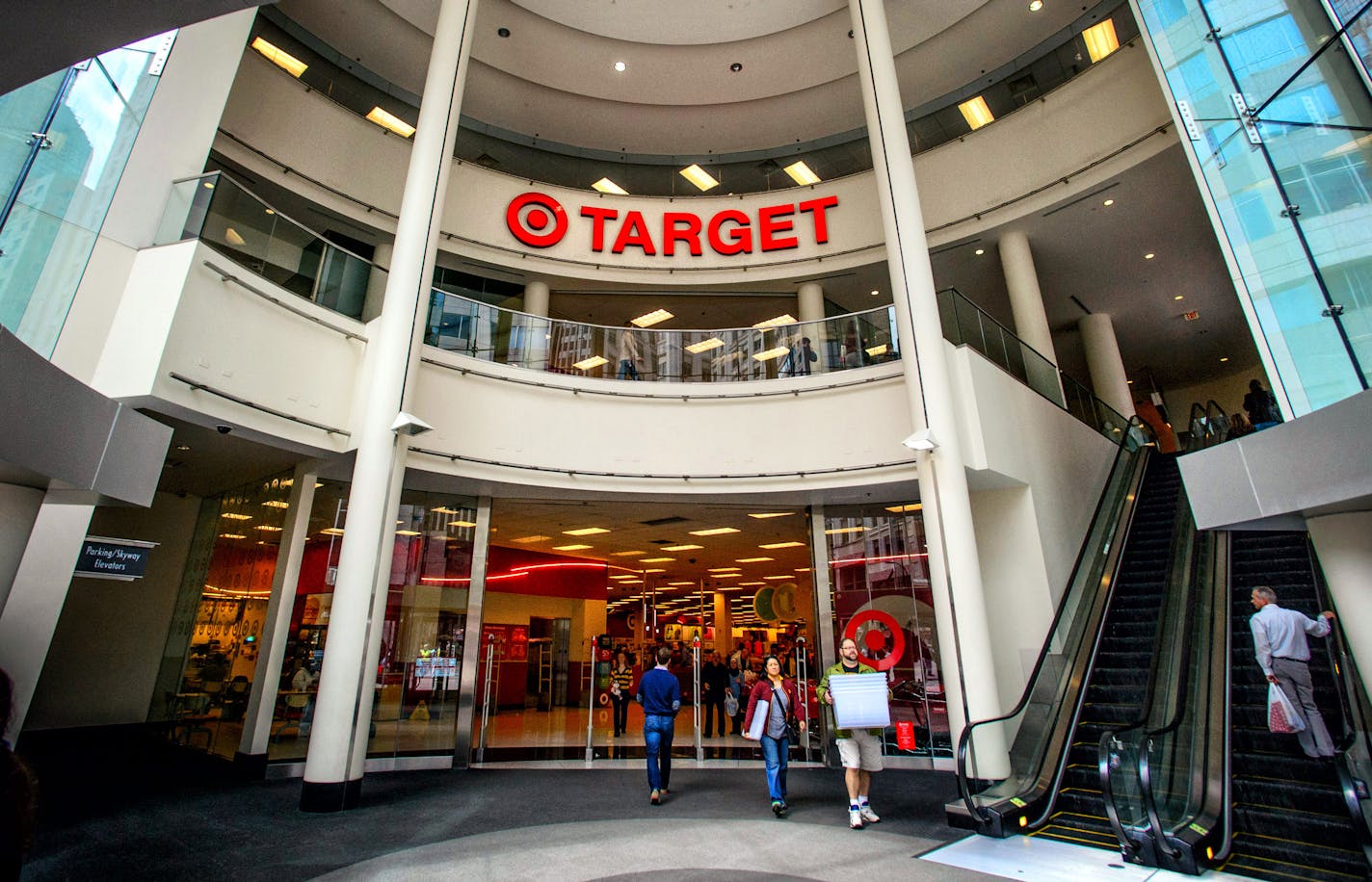 The Nicollet Mall Target store.