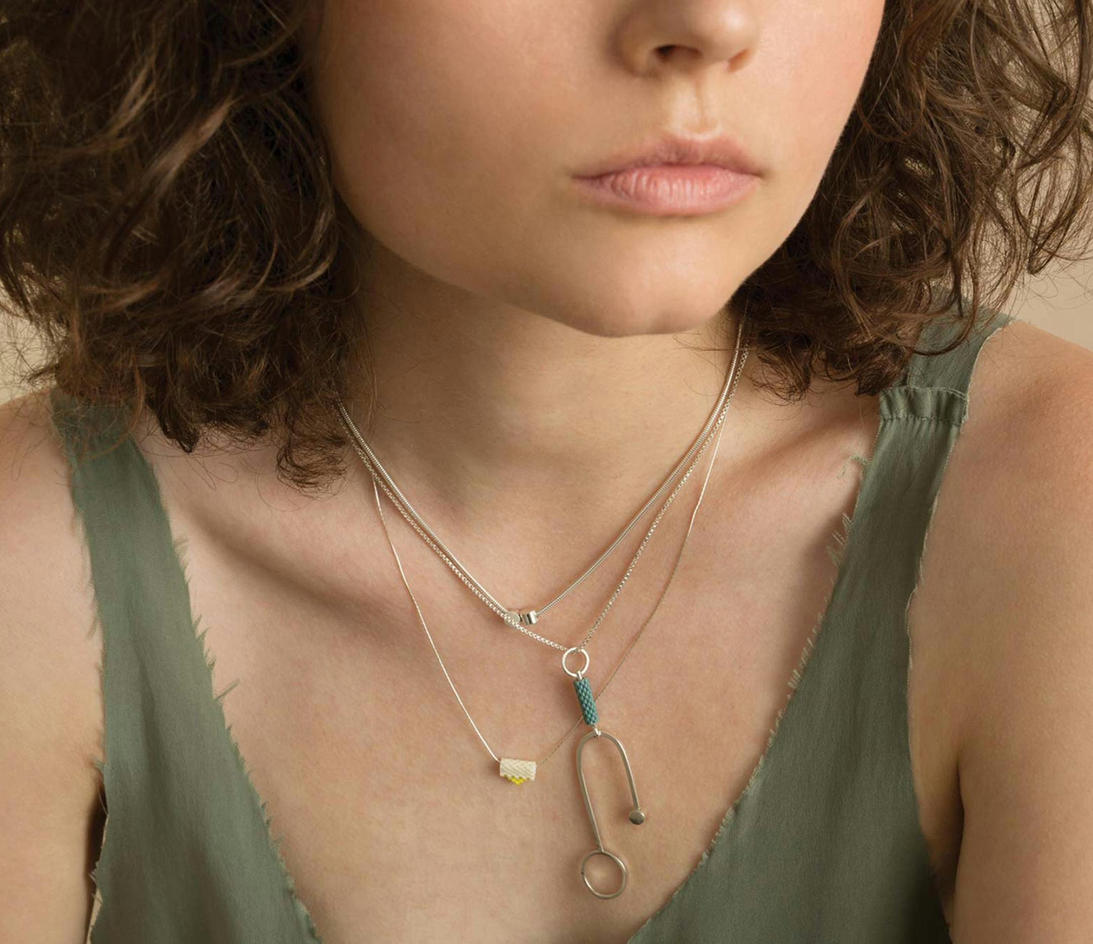 Agnieszka Zoltowski's Love Oru jewelry designs.